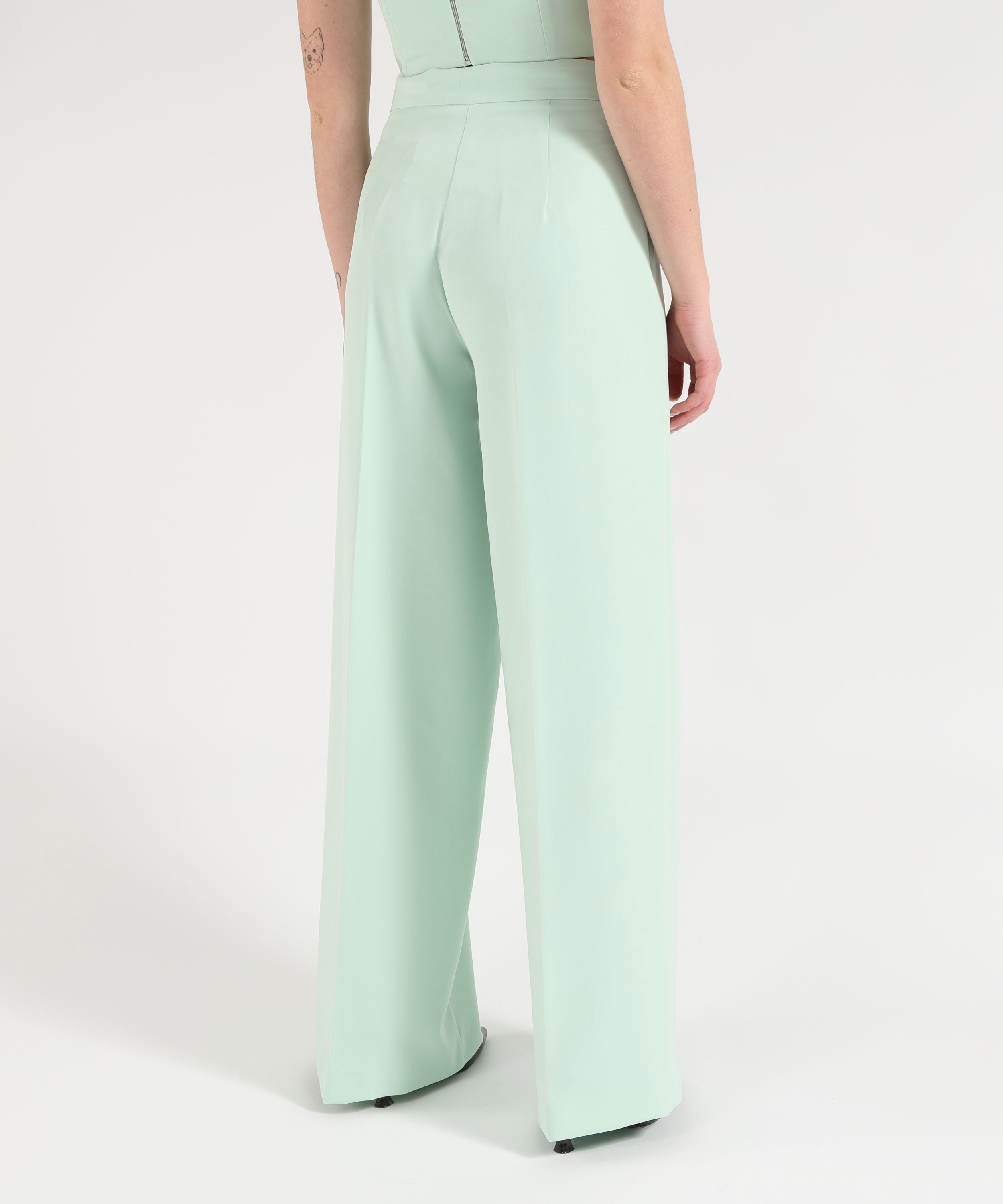 SILENCE LIMITED Pantalone palazzo vita alta