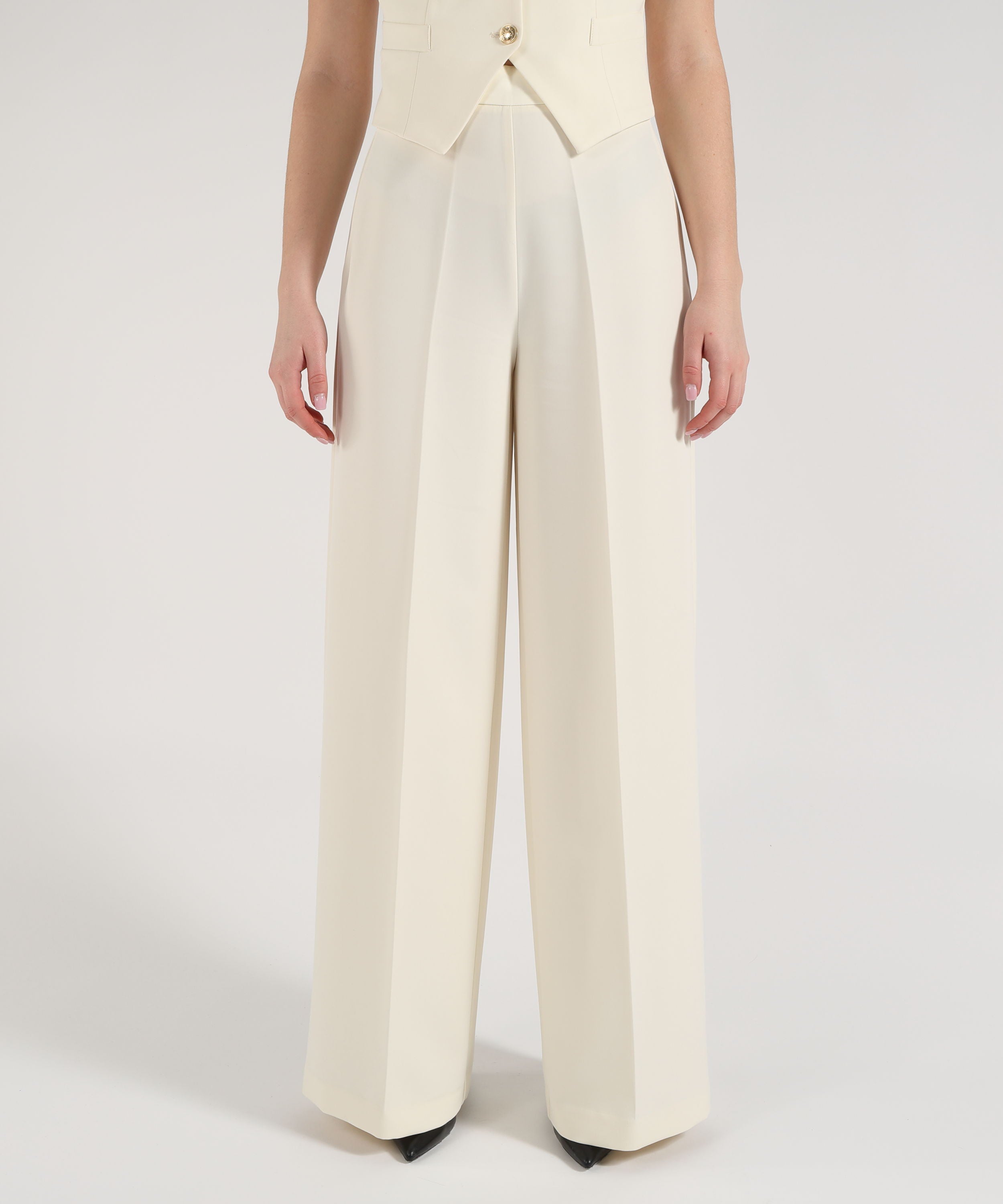 SILENCE LIMITED Pantalone palazzo vita alta