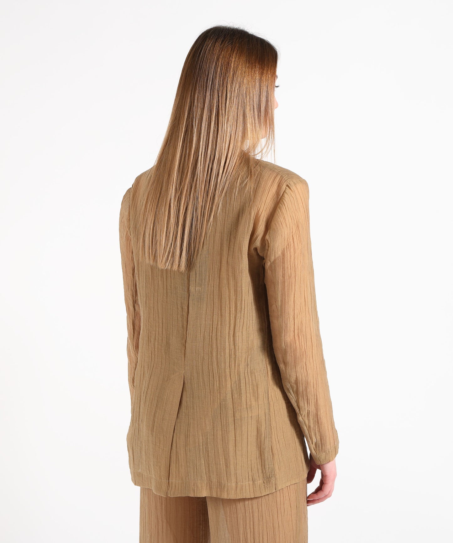 SEVENTY Giacca monopetto in voile lyocell