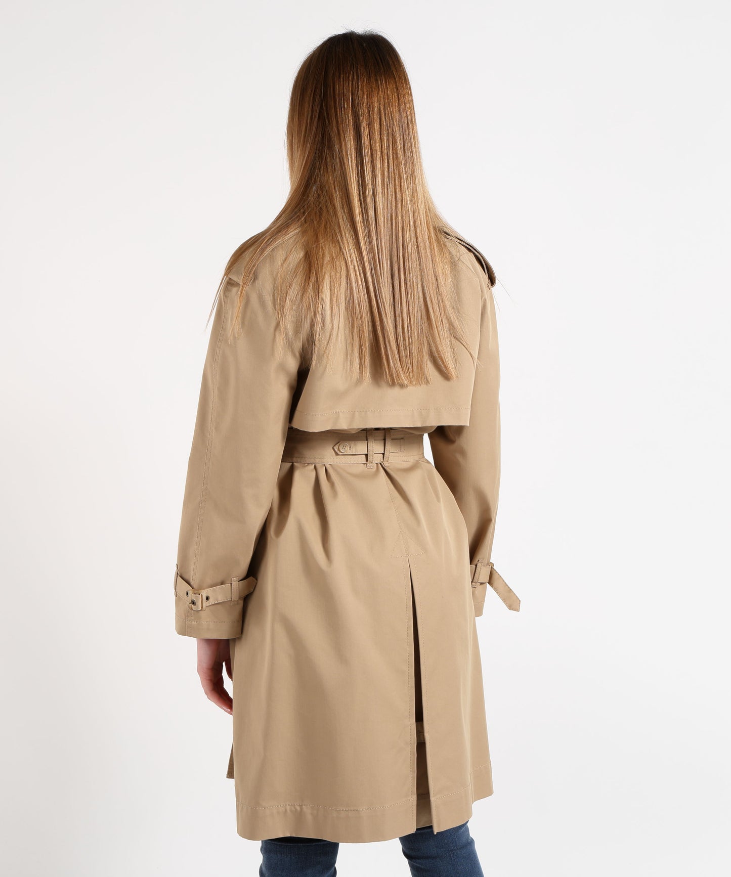PENNYBLACK Vettura Double-Breasted Gabardine Trench Coat