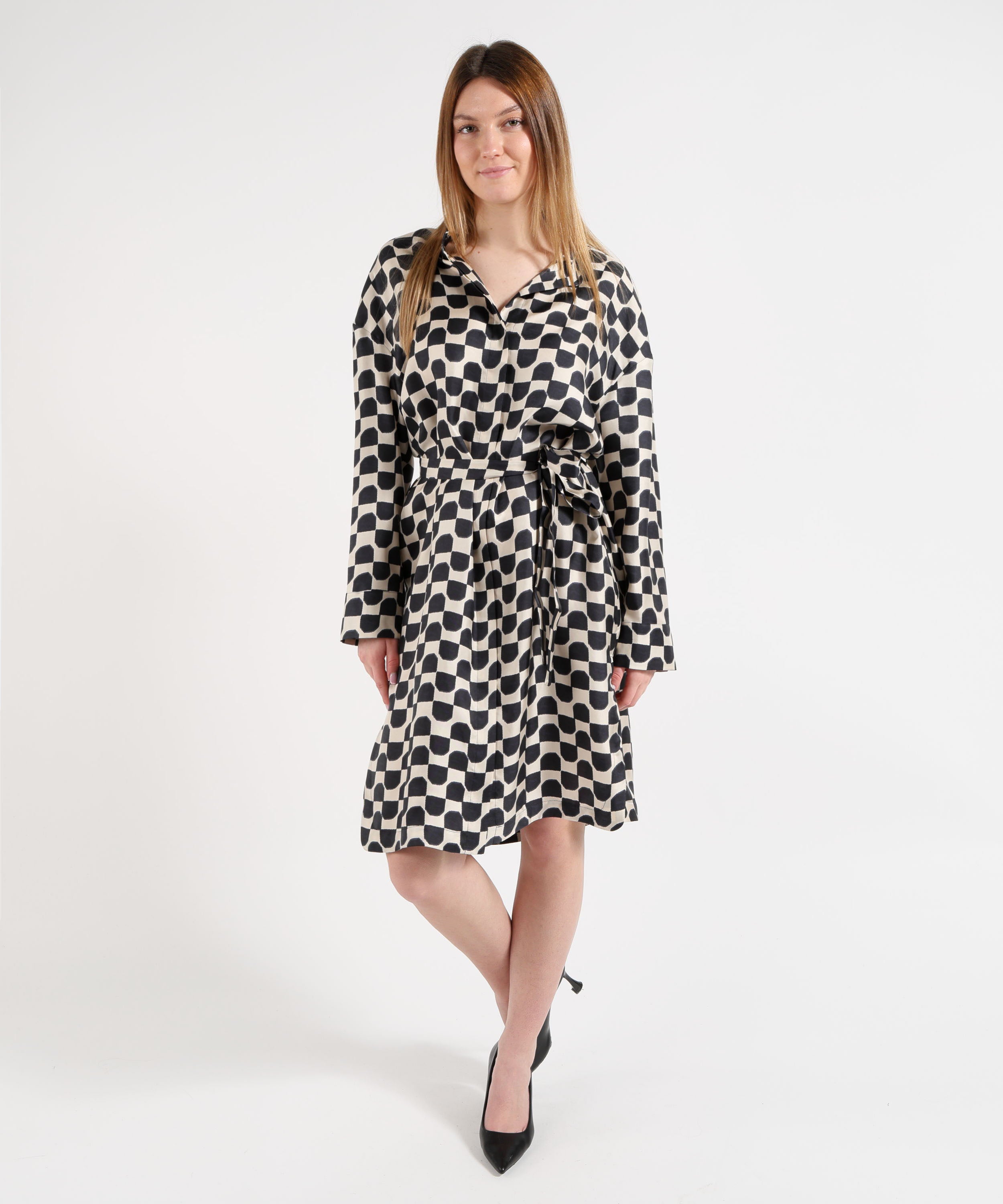 'S MAX MARA Abito caftano pinza