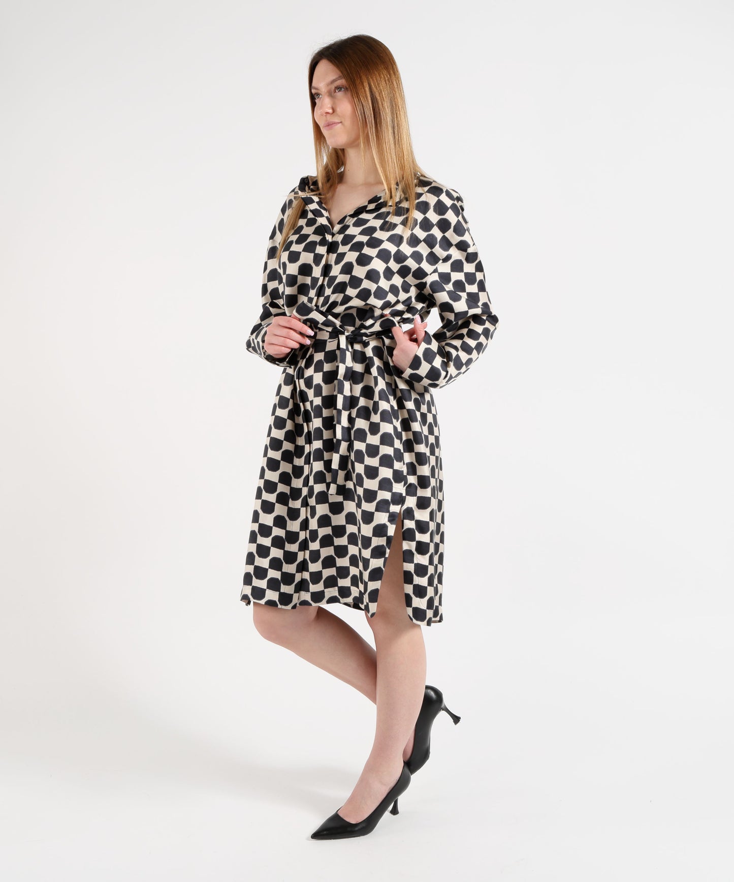 'S MAX MARA Abito caftano pinza