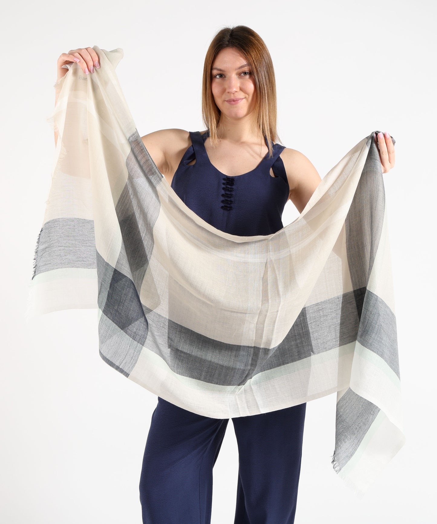 BARBOUR Sciarpa in tartan Maisy