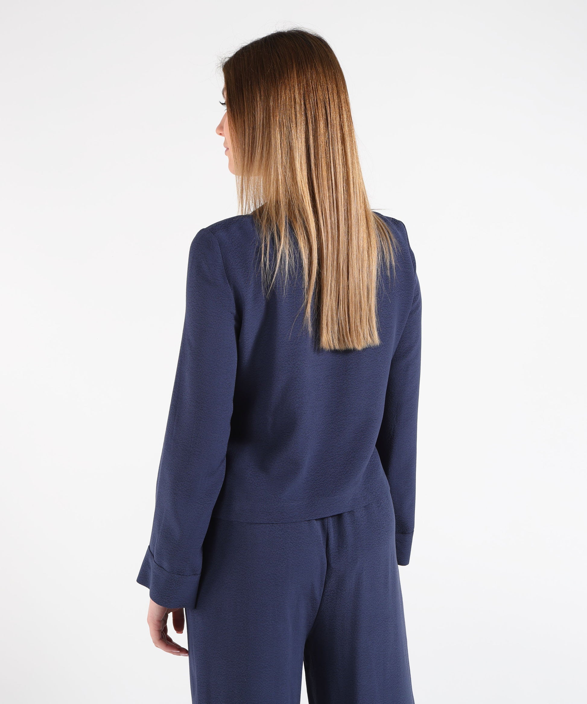 Shirts EMPORIO ARMANI Jacquard Shirt Blu | EMPORIO ARMANI