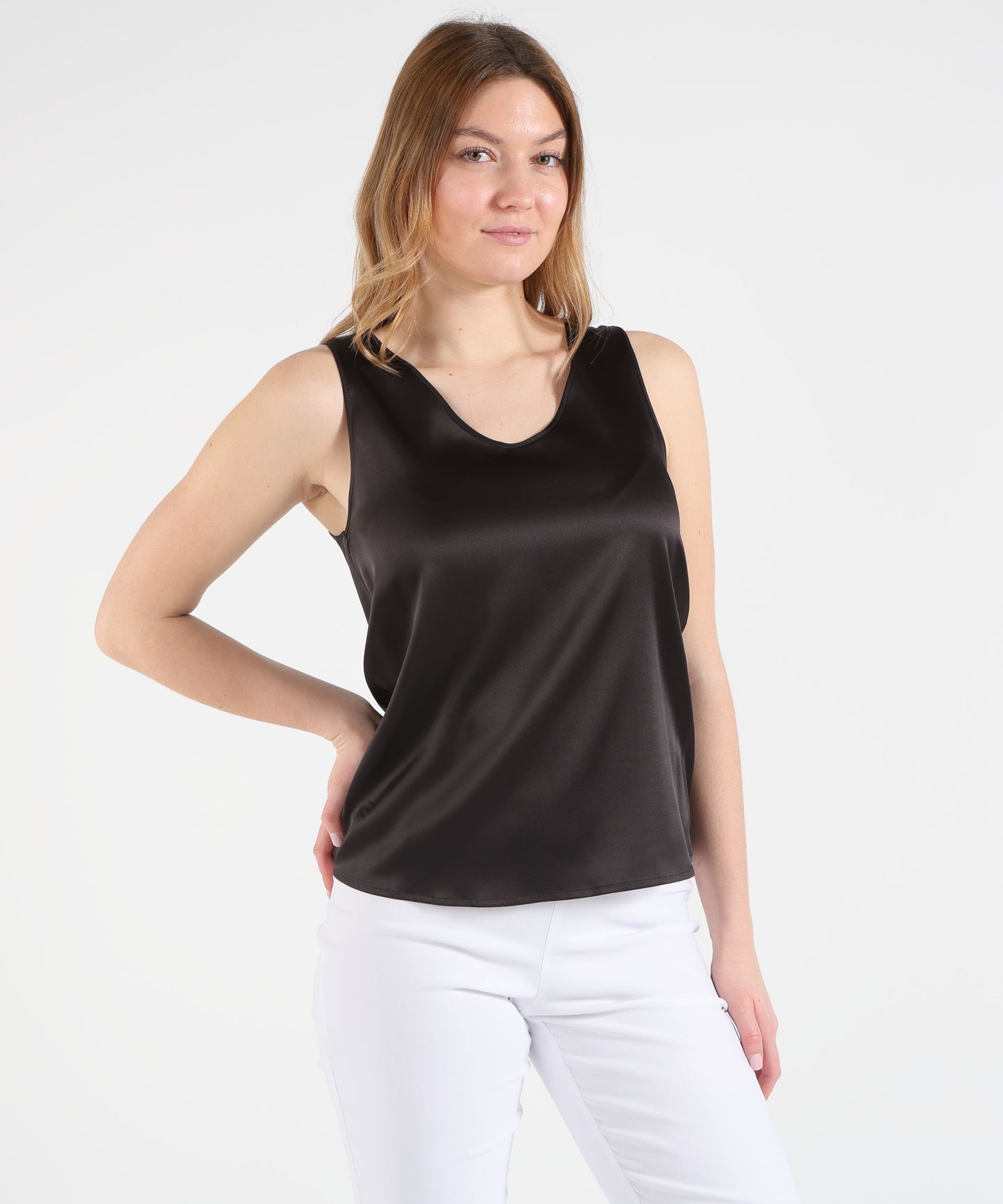 PENNYBLACK top nadia in raso