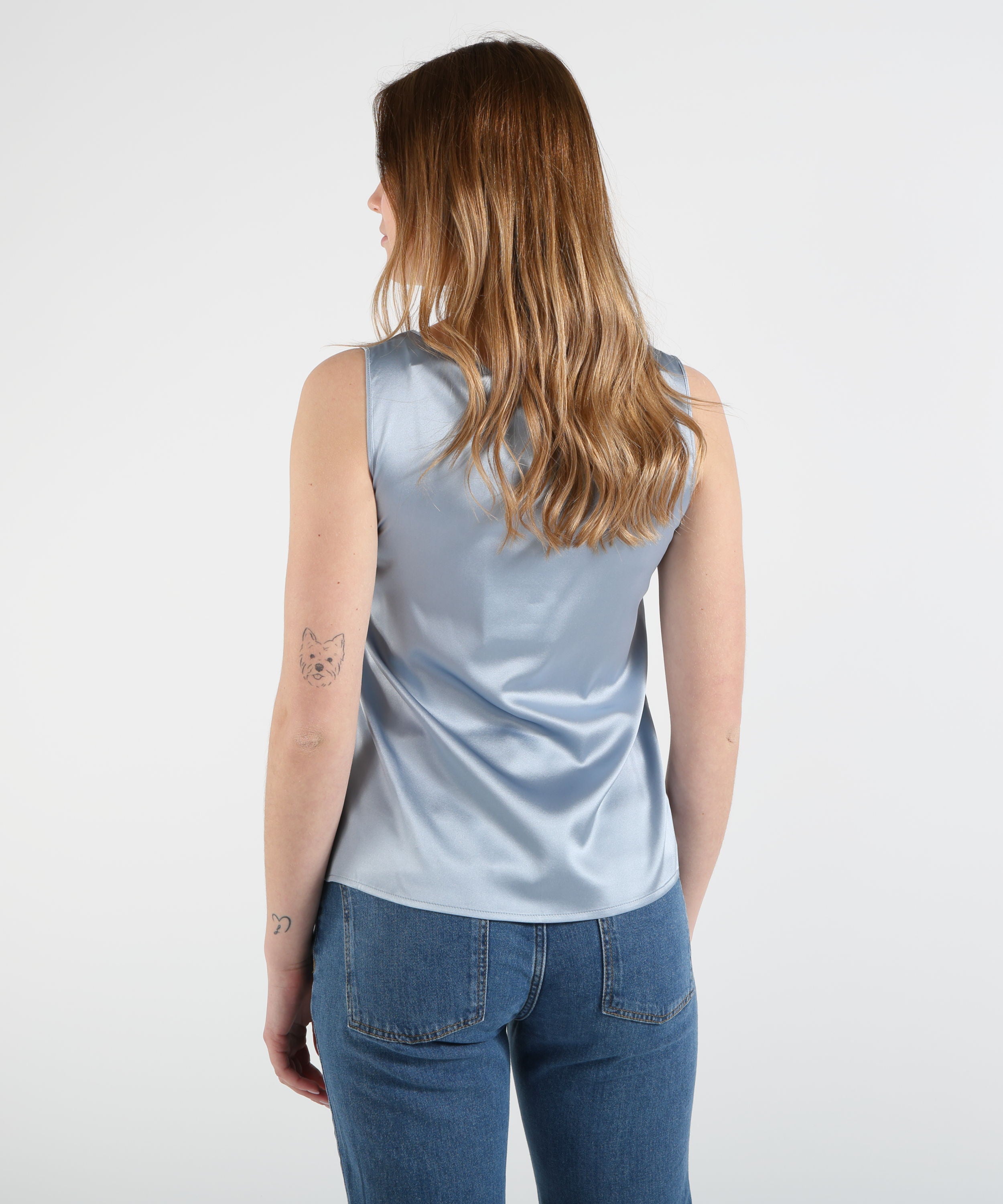 PENNYBLACK top nadia in raso