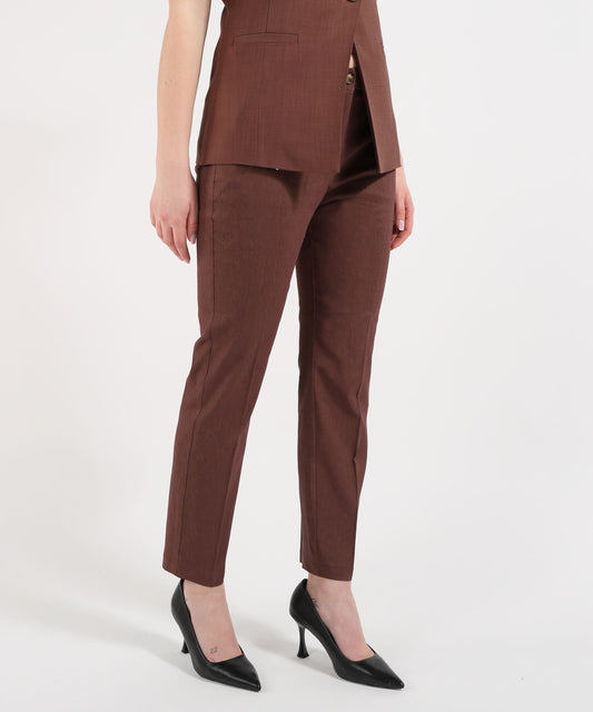Pantaloni PINKO Pantalone Elegante Donna Marrone | PINKO