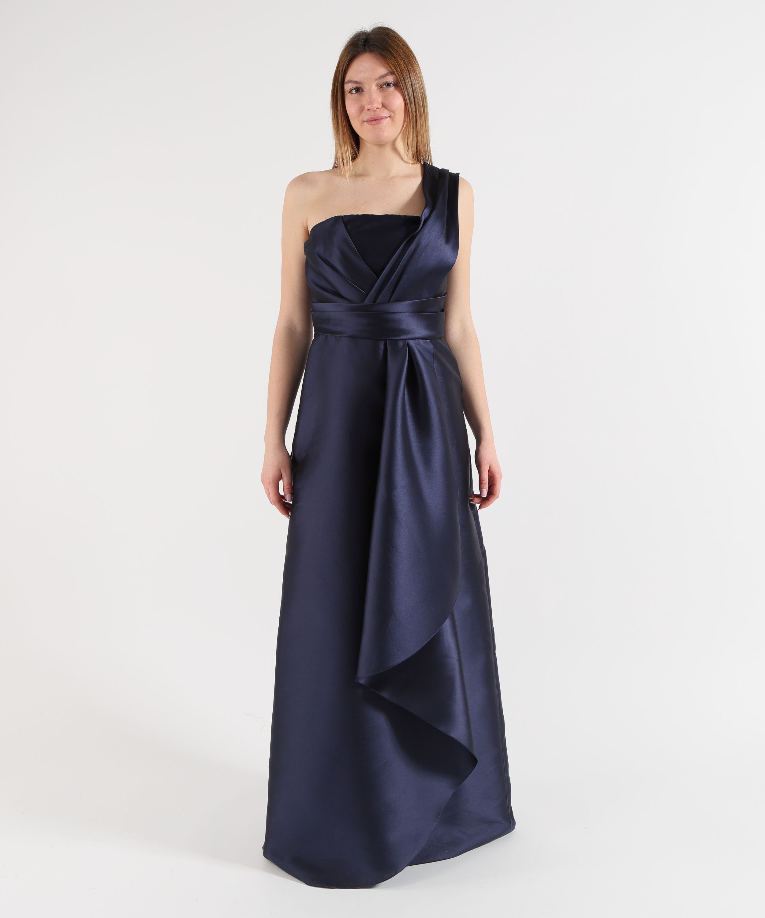 ALBERTA FERRETTI abito mikado viscosa