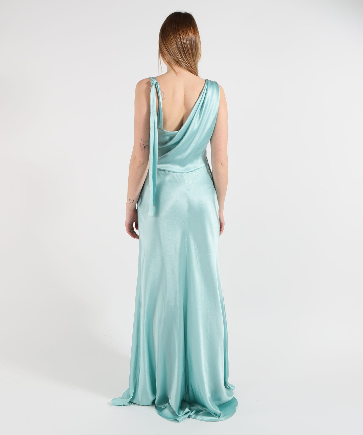 ALBERTA FERRETTI abito misto seta