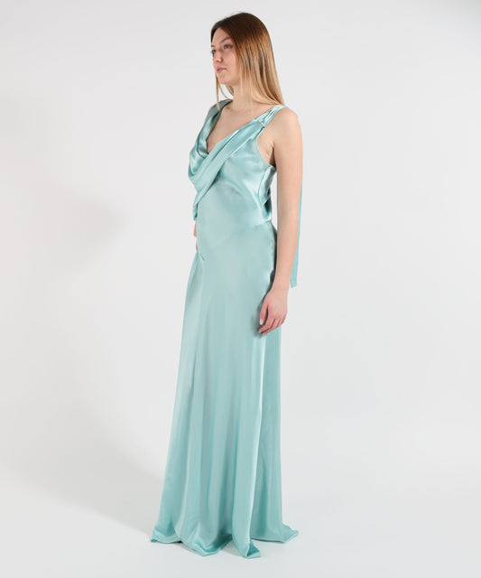 ALBERTA FERRETTI abito misto seta