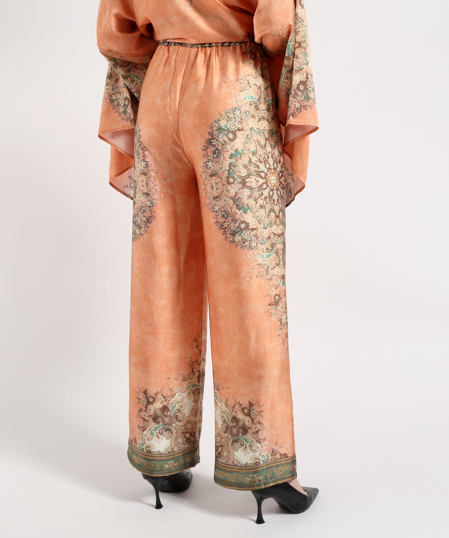 Amosa Pantalone Donna Morbido con Stampa Fantasia