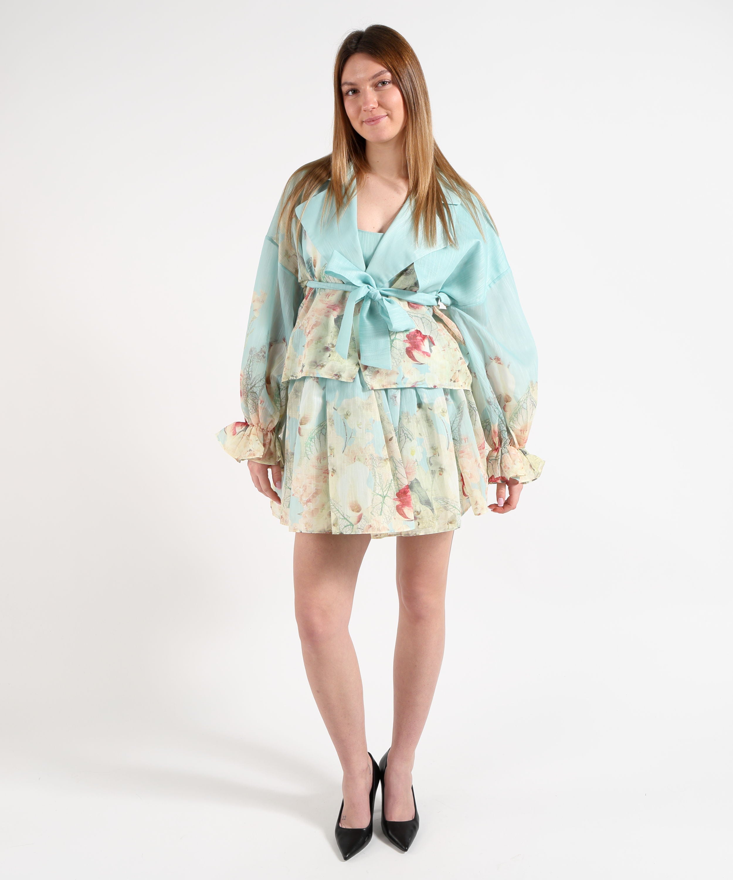 Amosa Giacchino Donna Fantasia Floreale