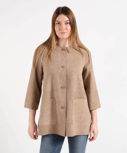 Giacche THE JACKIE LEATHERS giacca domenique Vaniglia | THE JACKIE LEATHERS