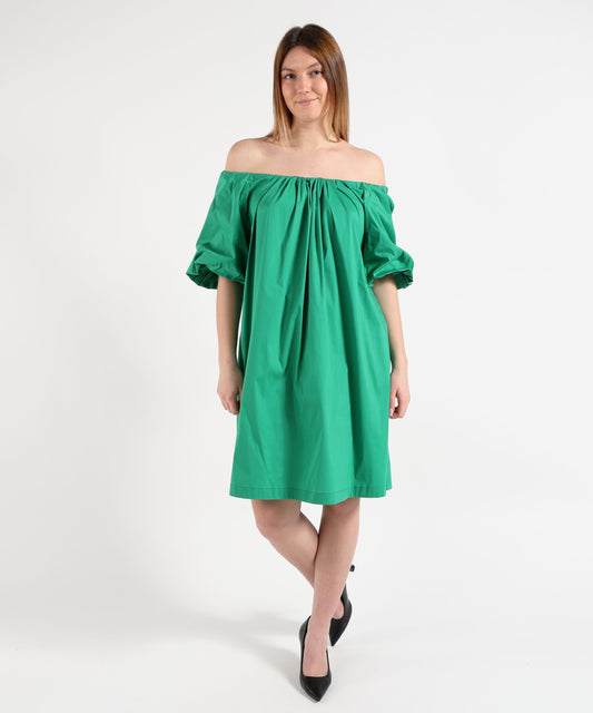 LIVIANA CONTI Abito Midi Donna Verde Morbido