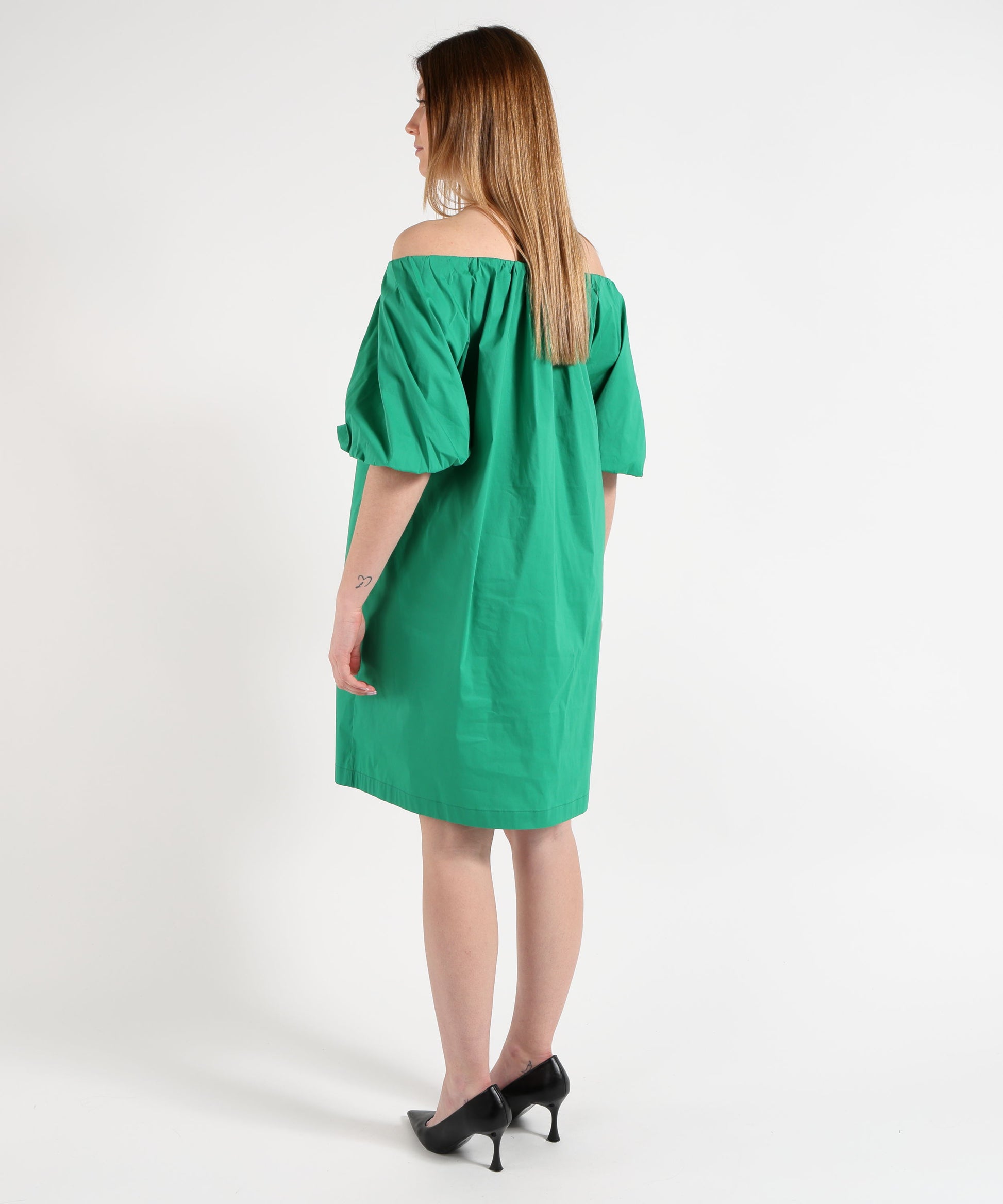Abiti LIVIANA CONTI Abito Midi Donna Verde Morbido Verde | LIVIANA CONTI