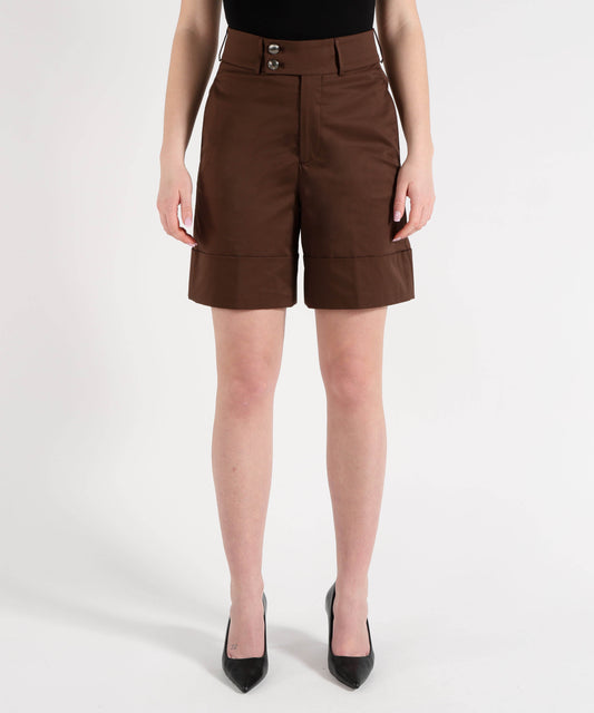 BERWICH Bermuda Donna Corti con Risvolto