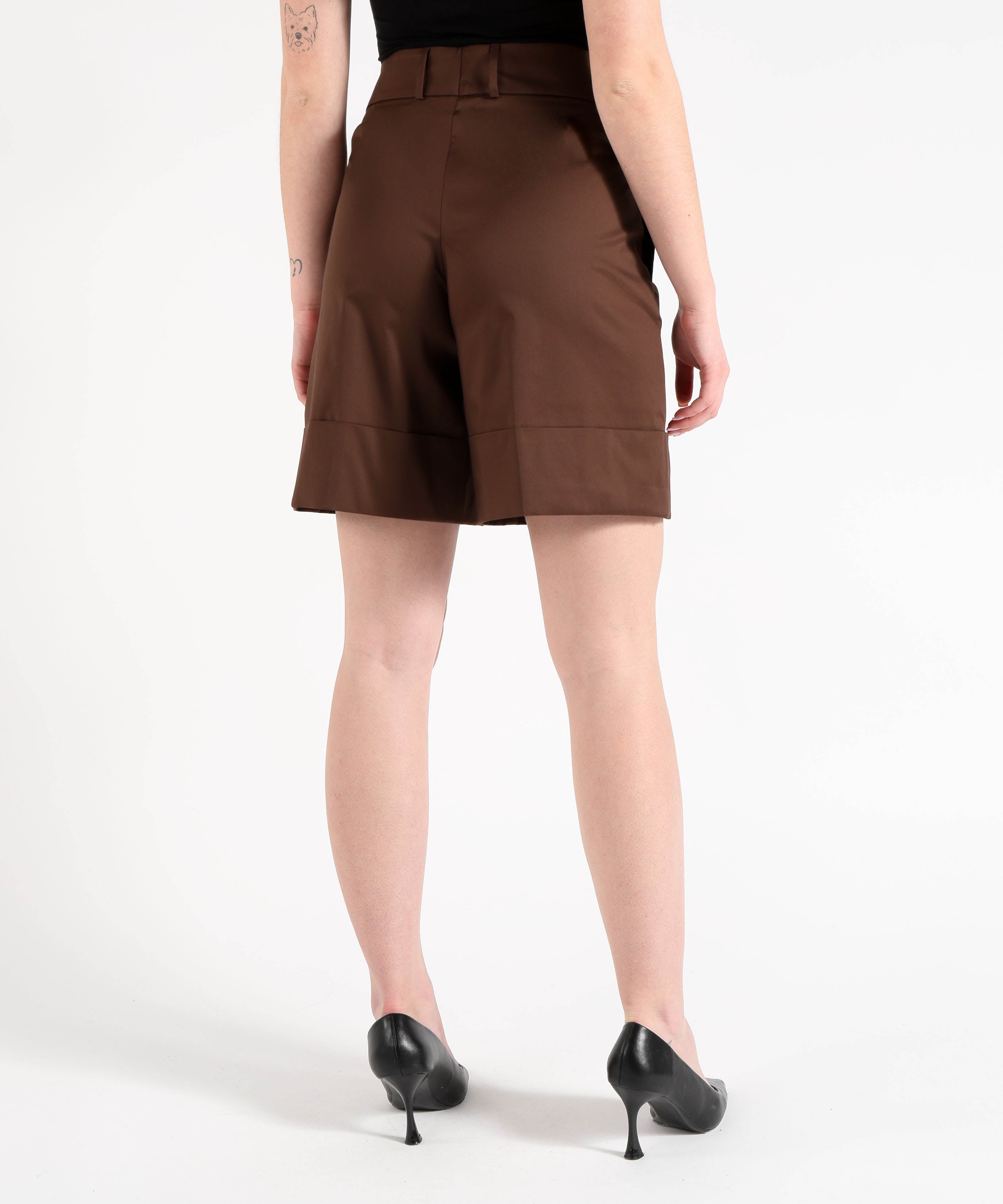 BERWICH Bermuda Donna Corti con Risvolto