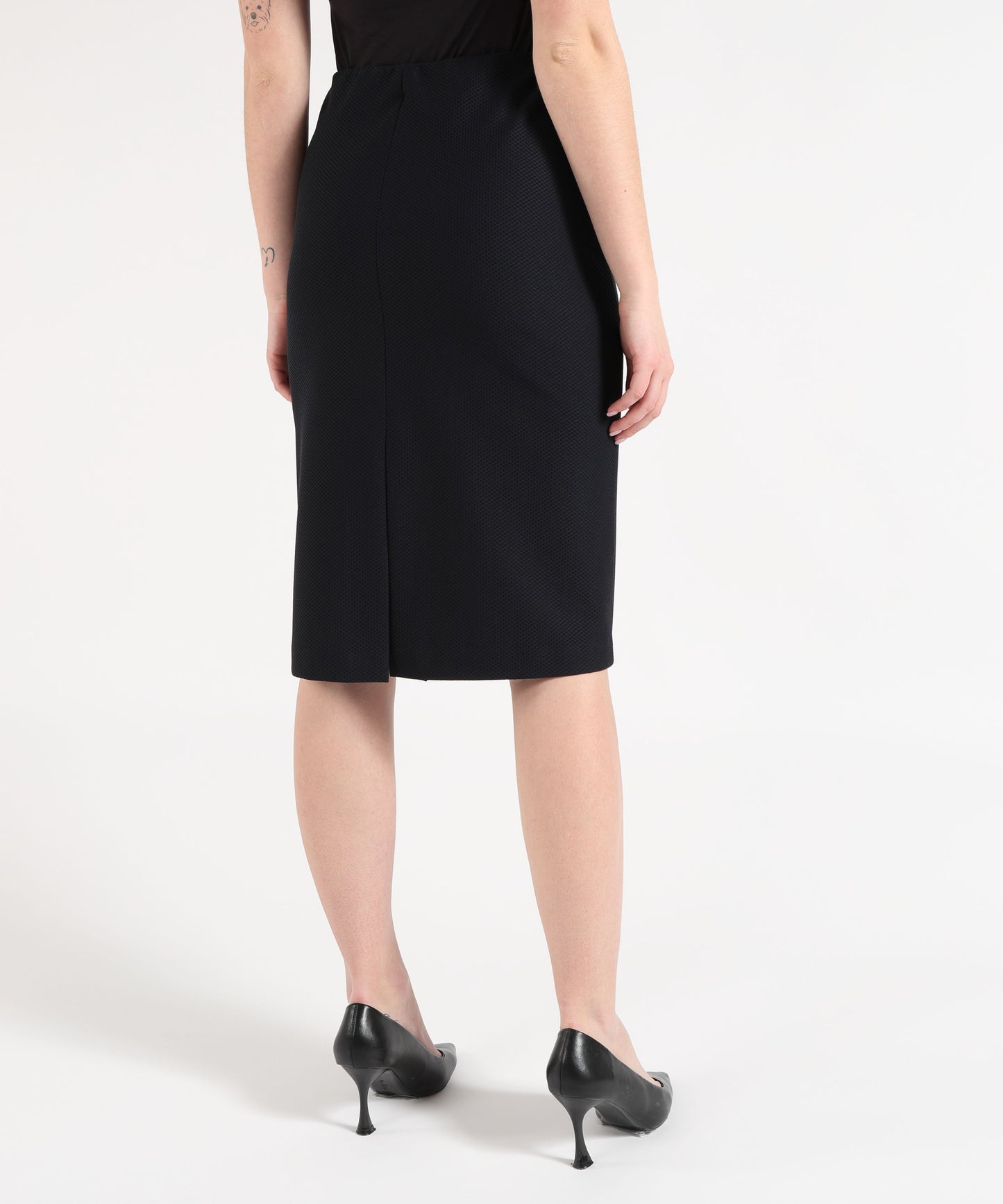 SEVENTY Gonna Midi Donna Effetto Nido d’Ape