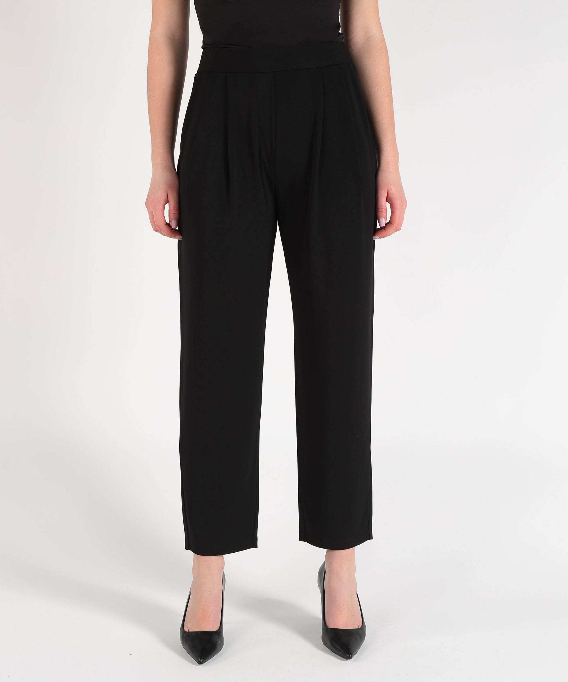 SEVENTY Pantalone Donna Morbido con Vita Elasticizzata