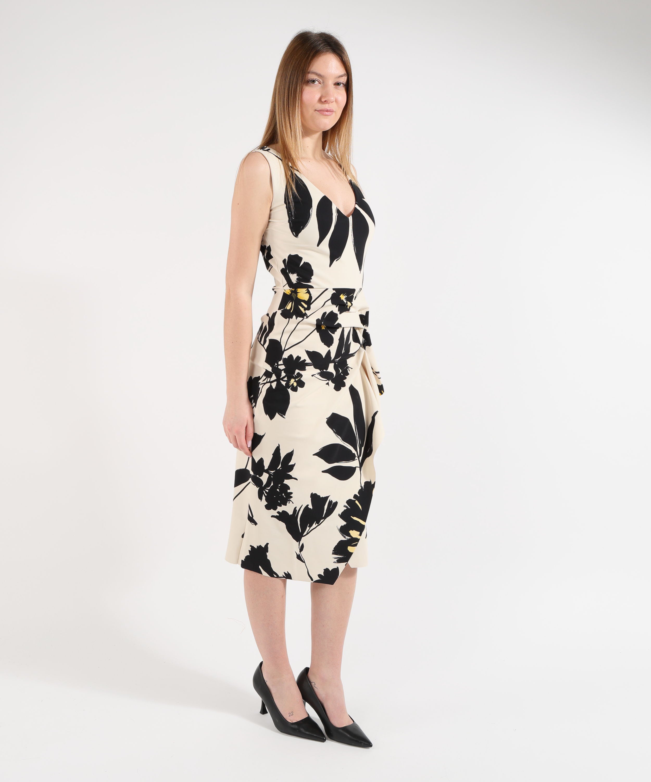 CHIARA BONI Abito Yang fantasia floreale