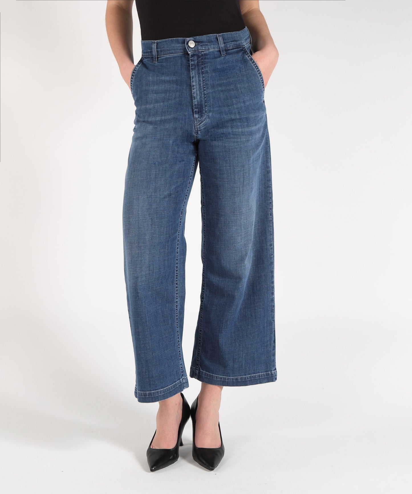 RE-HASH Women's High-Waist Stretch Jeans