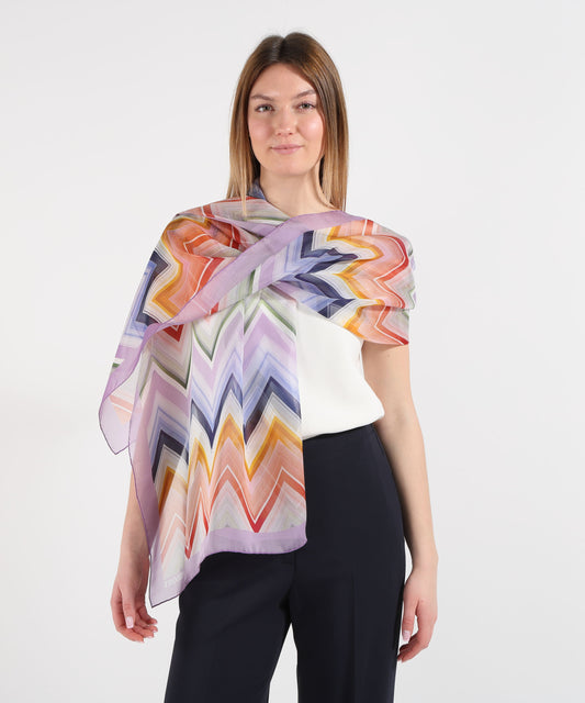 MISSONI Rectangular Geometric Pattern Stole