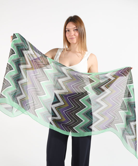 Stoles MISSONI Rectangular Geometric Pattern Stole Fantasia | MISSONI