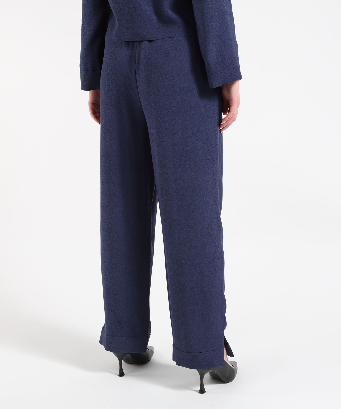 EMPORIO ARMANI Women's Soft Pants with Elasticated Waist