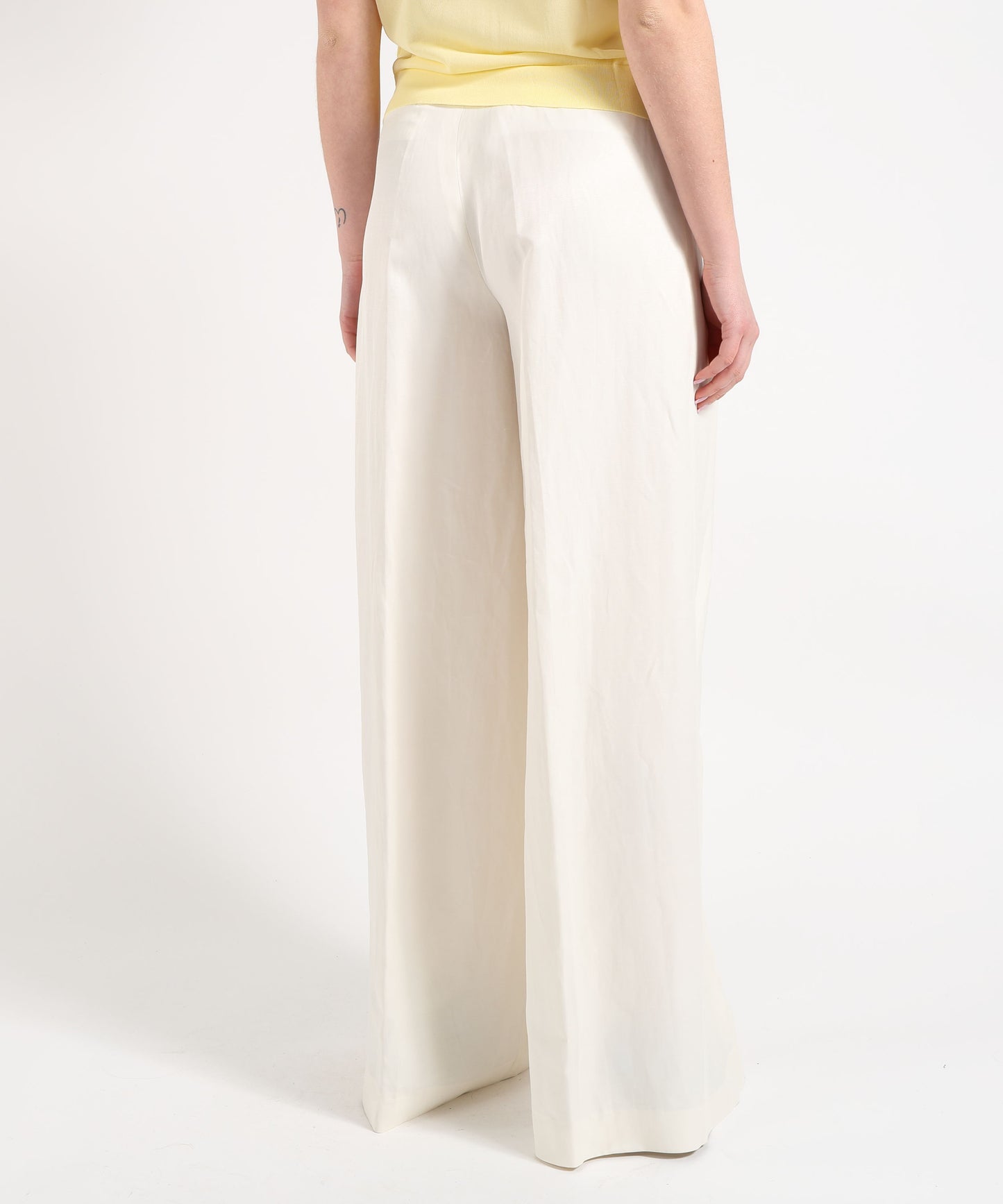 BERWICH Pantalone Donna Molto Ampio con Pieghe