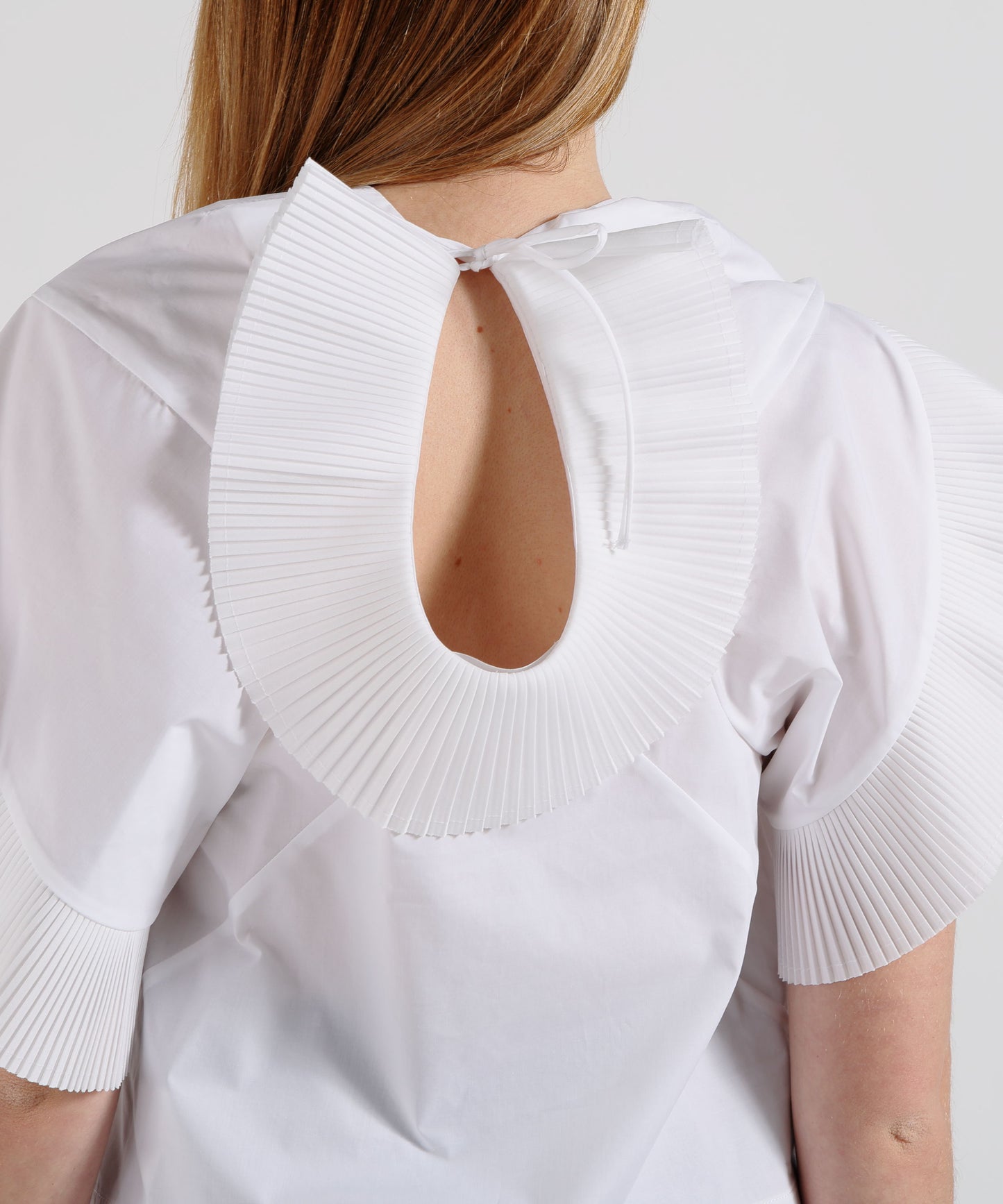 MEIMEI T-shirt Donna Oversize con Ruches Plissettate