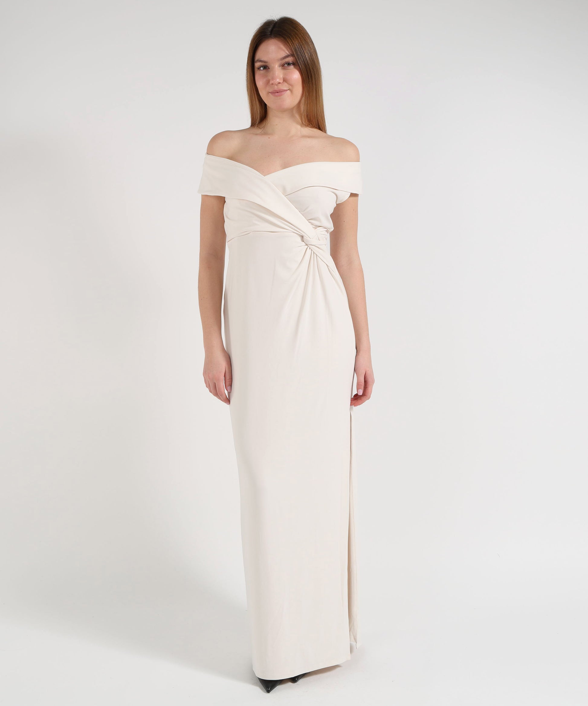 Dresses &amp; Suits LAUREN RALPH LAUREN Leonidas dress Crema | LAUREN RALPH LAUREN