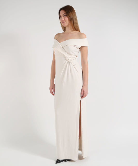 Dresses &amp; Suits LAUREN RALPH LAUREN Leonidas dress Crema | LAUREN RALPH LAUREN