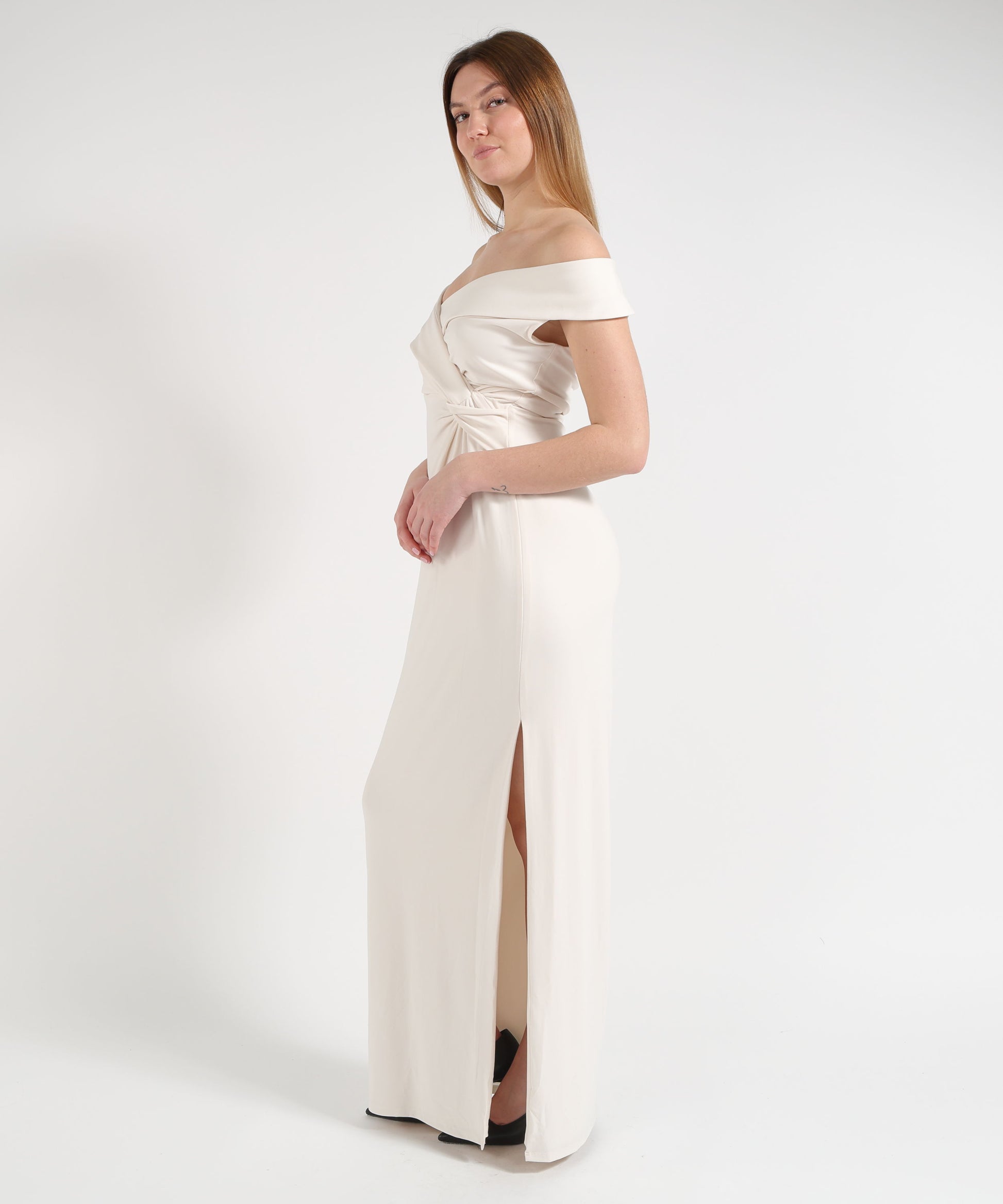 Dresses &amp; Suits LAUREN RALPH LAUREN Leonidas dress Crema | LAUREN RALPH LAUREN