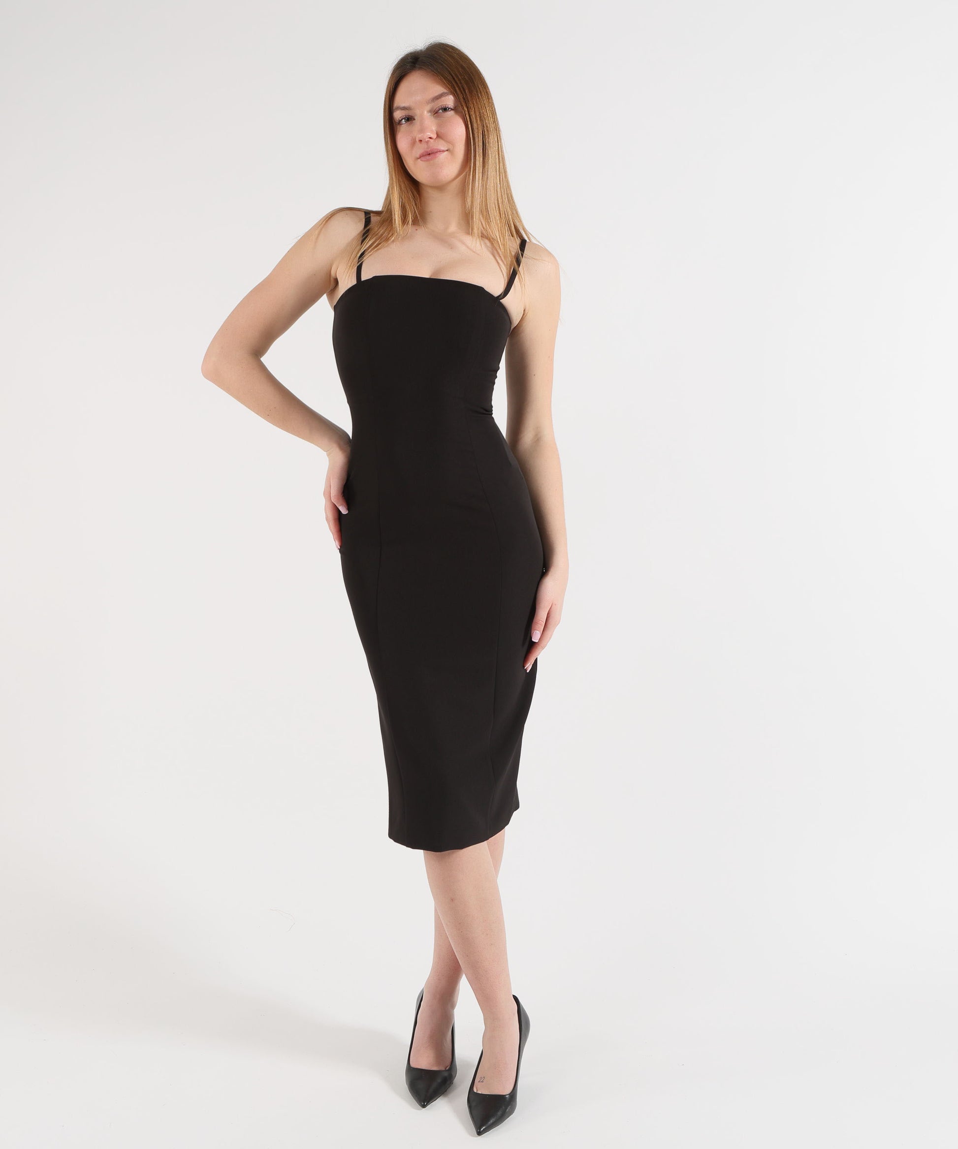 Dresses &amp; Suits SILENCE LIMITED  trace dress Nero | SILENCE LIMITED