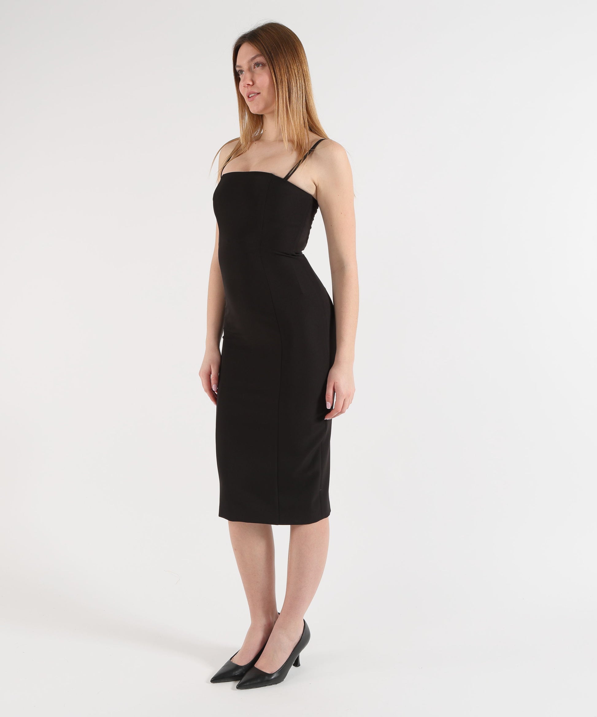 Dresses &amp; Suits SILENCE LIMITED  trace dress Nero | SILENCE LIMITED