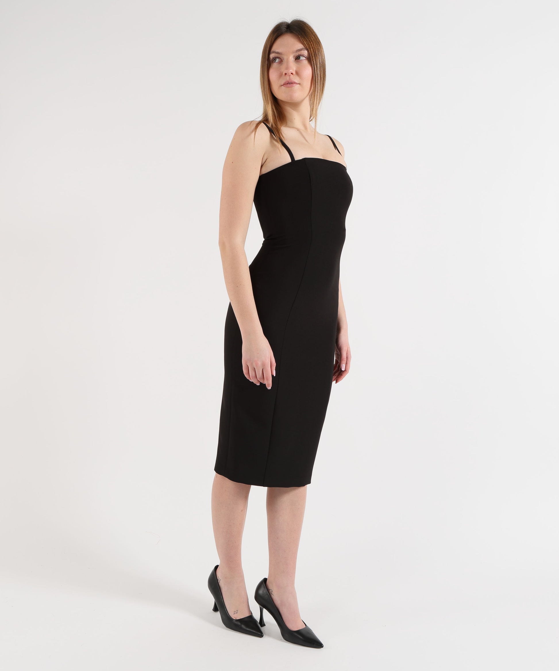 Dresses &amp; Suits SILENCE LIMITED  trace dress Nero | SILENCE LIMITED