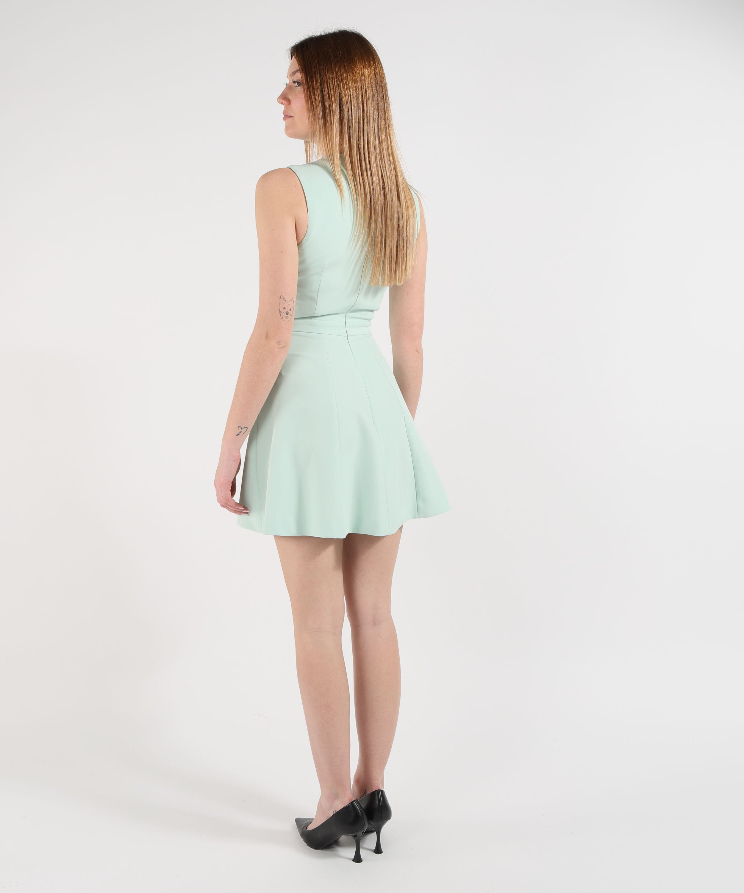 SILENCE LIMITED soft mini dress