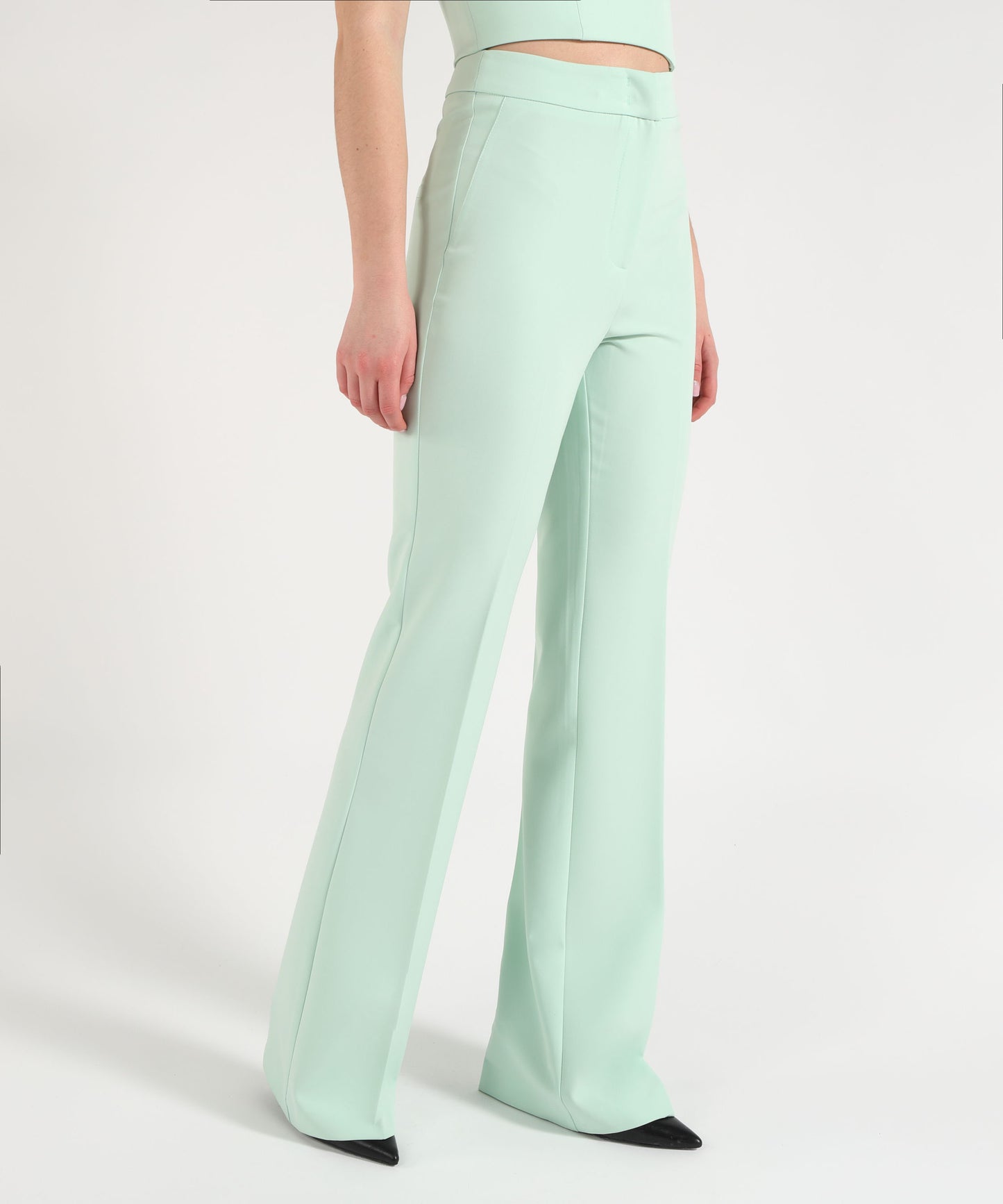 SILENCE LIMITED pantalone flare honey