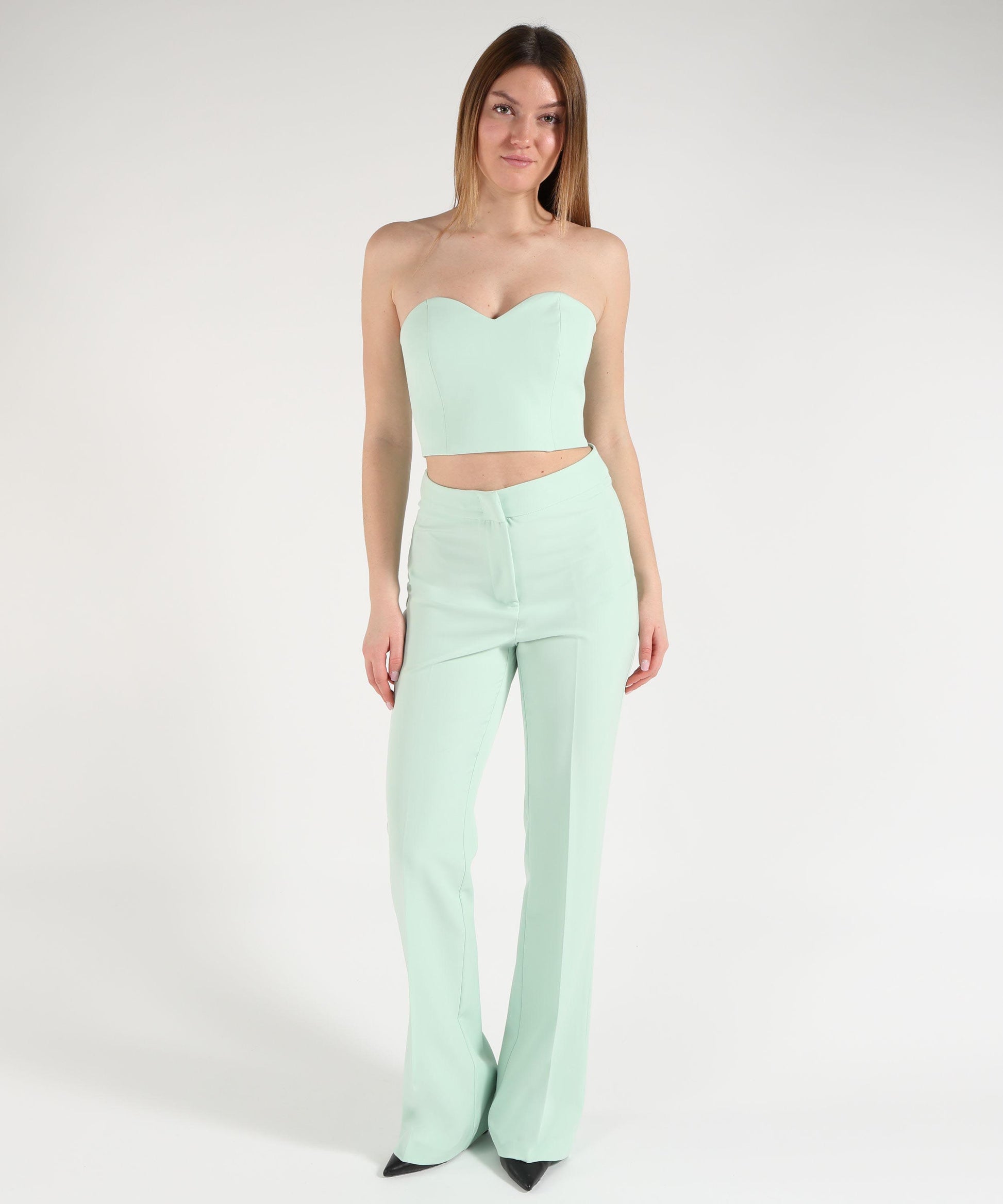Pantaloni SILENCE LIMITED pantalone flare honey Menta | SILENCE LIMITED