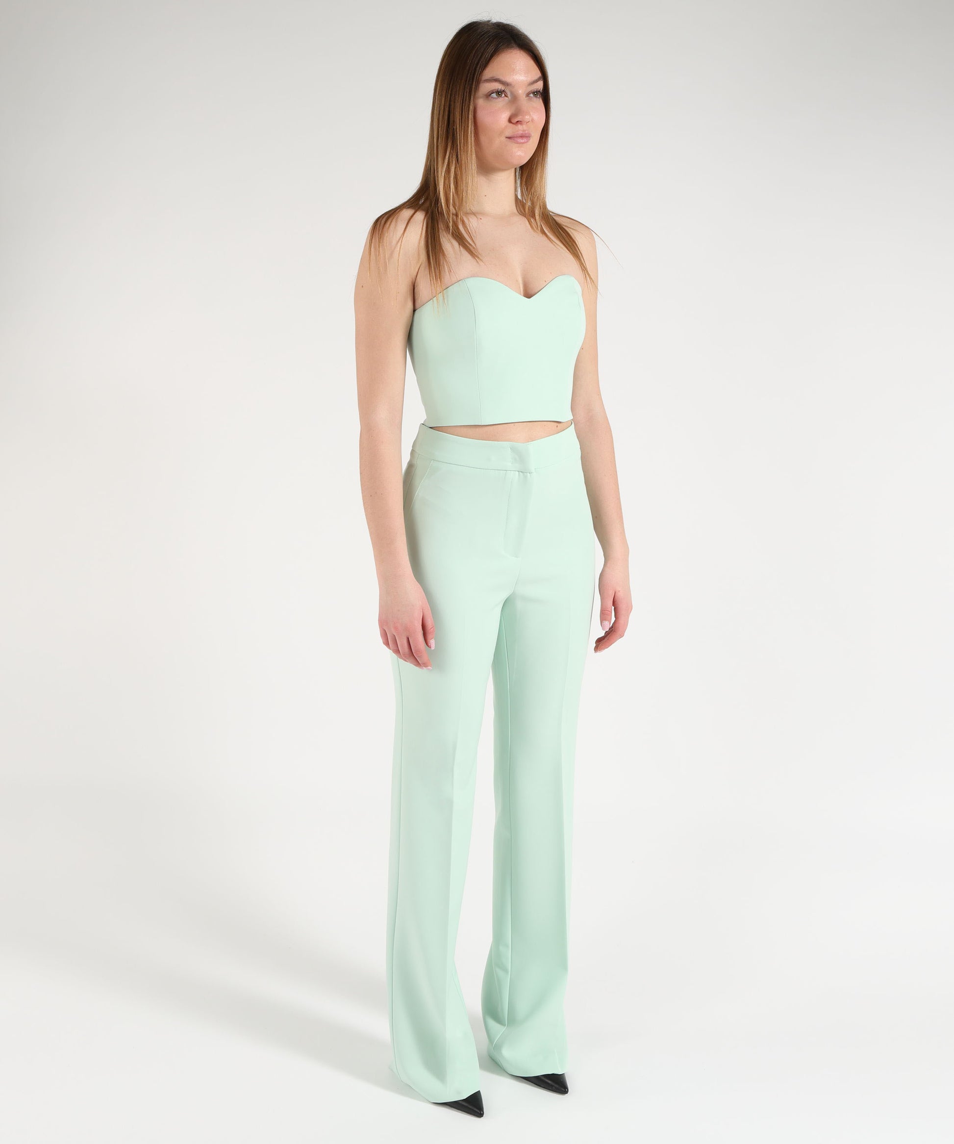 Pantaloni SILENCE LIMITED pantalone flare honey Menta | SILENCE LIMITED