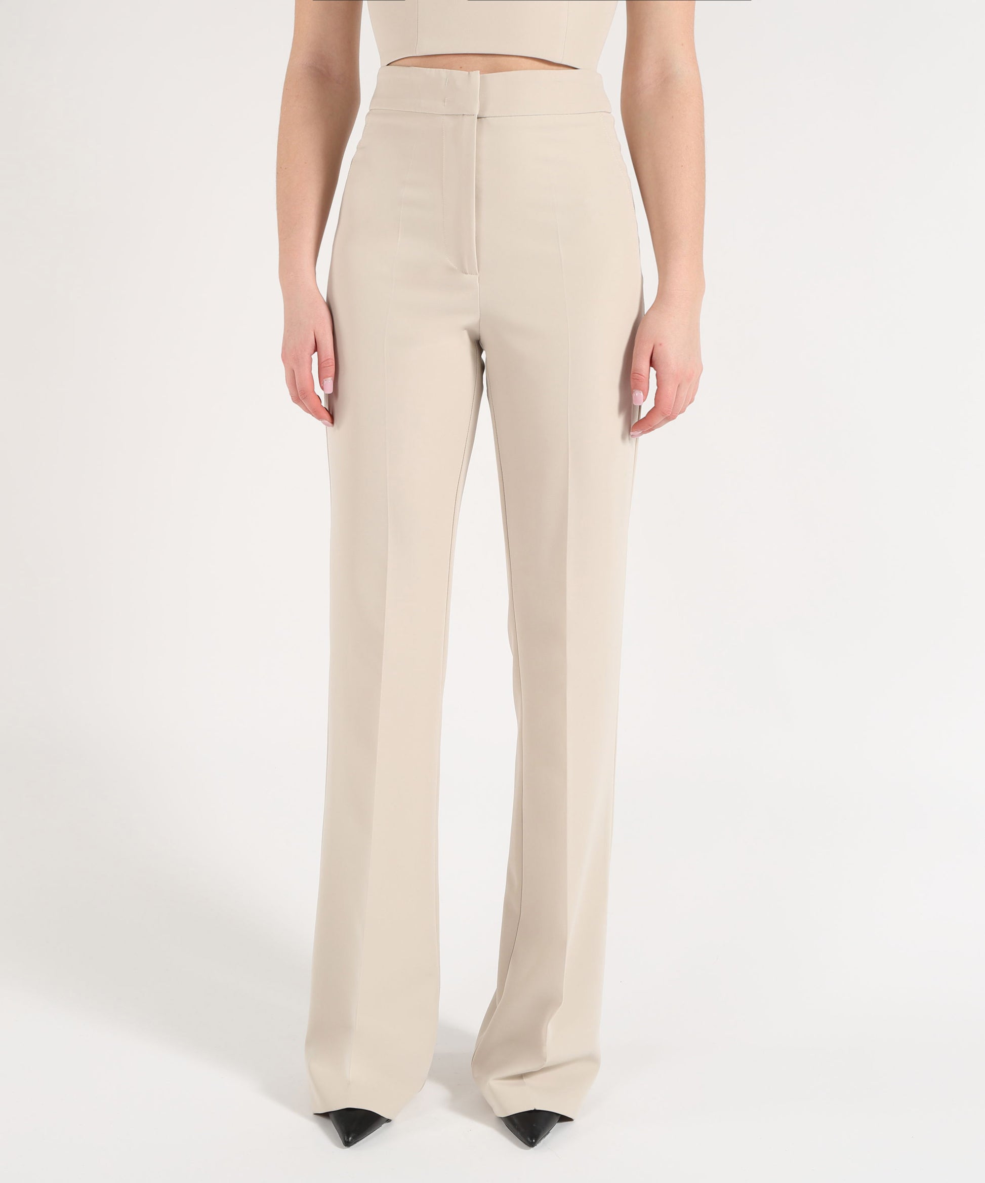 Pantaloni SILENCE LIMITED Pantalone flare key Grigio | SILENCE LIMITED
