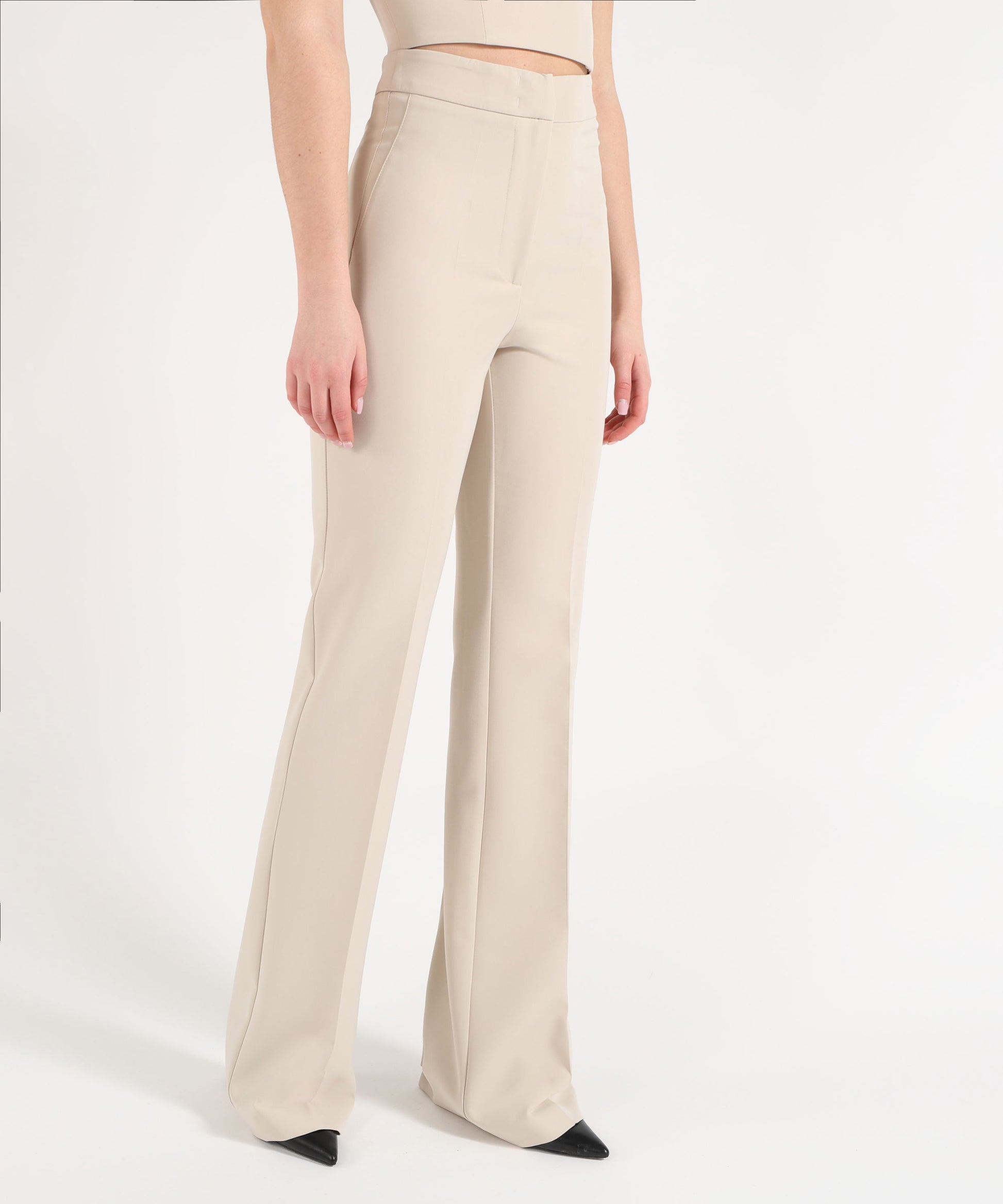Pantaloni SILENCE LIMITED Pantalone flare key Grigio | SILENCE LIMITED