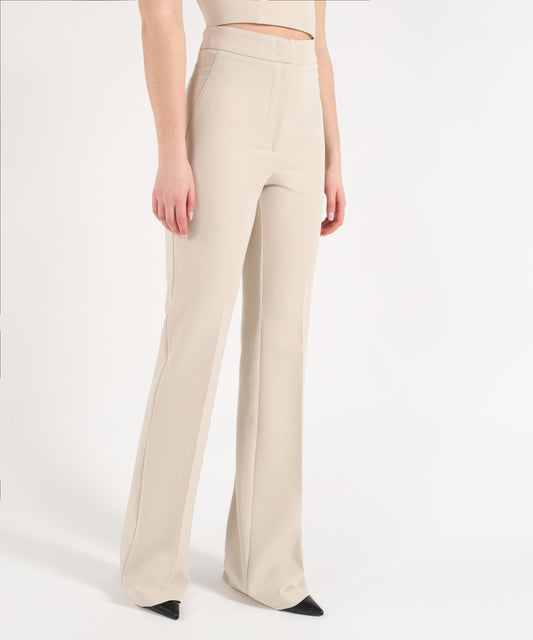 Trousers SILENCE LIMITED Key Flare Pants Grigio | SILENCE LIMITED
