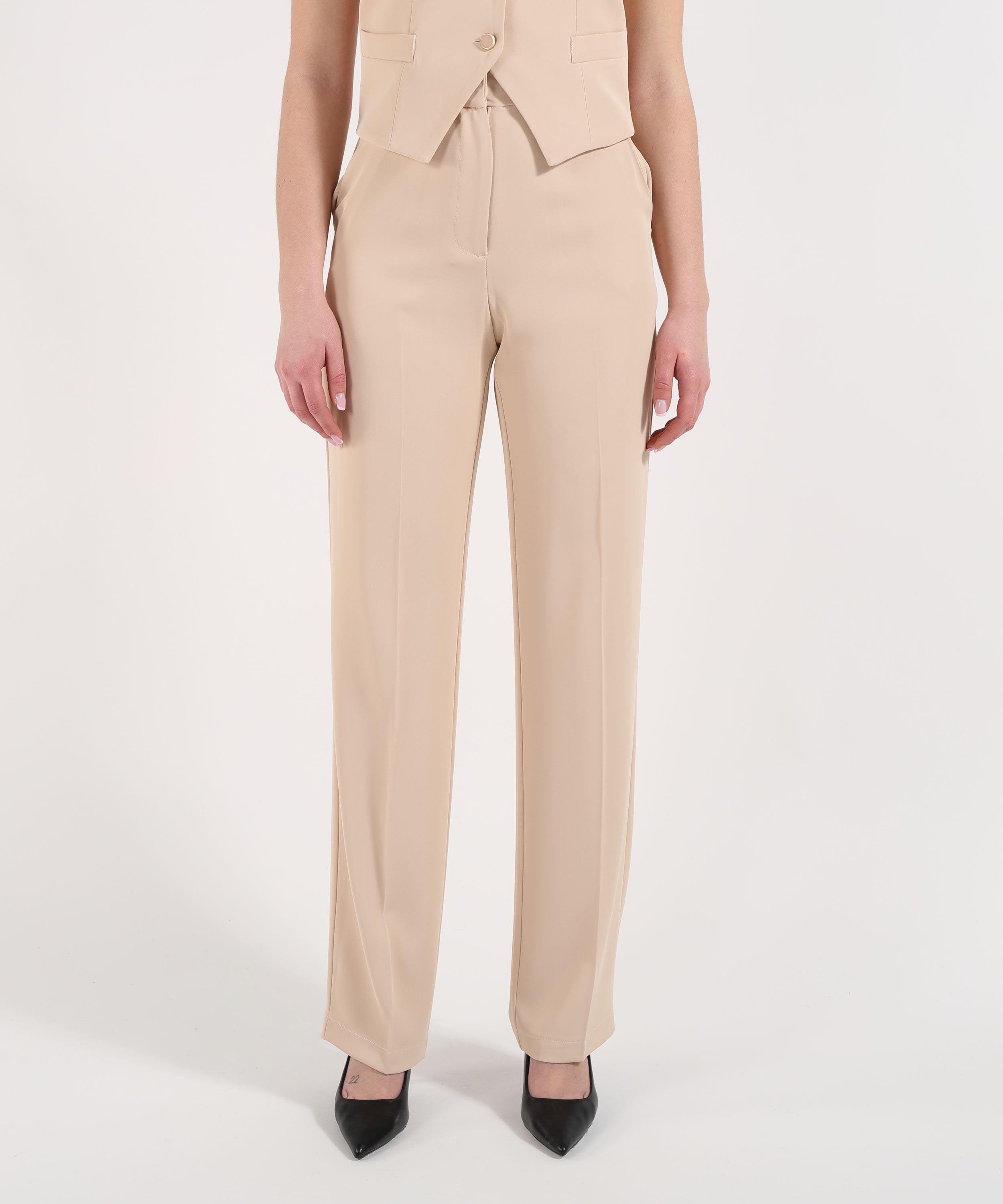Trousers SILENCE LIMITED uppy strap pants Sabbia | SILENCE LIMITED