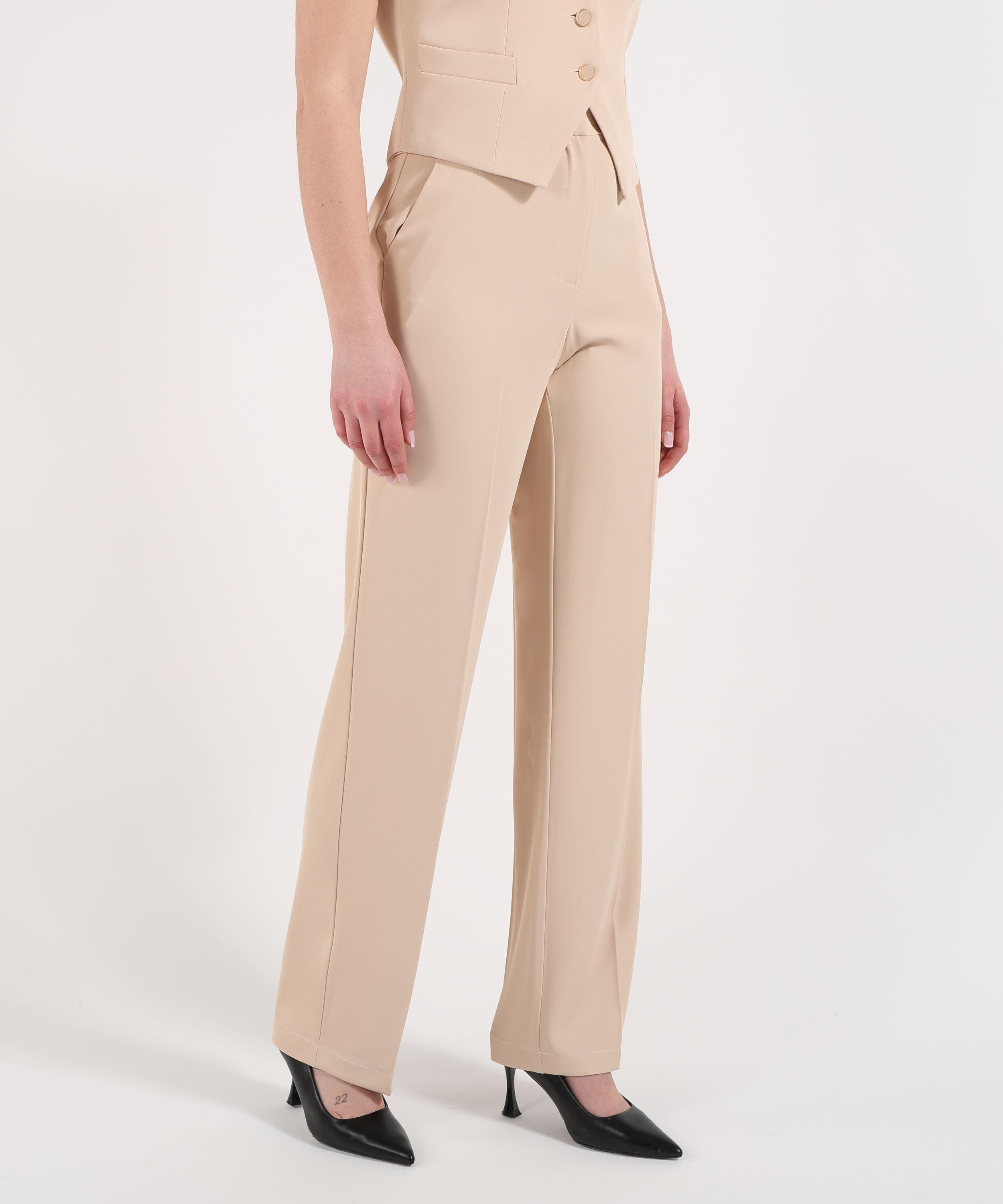 Trousers SILENCE LIMITED uppy strap pants Sabbia | SILENCE LIMITED
