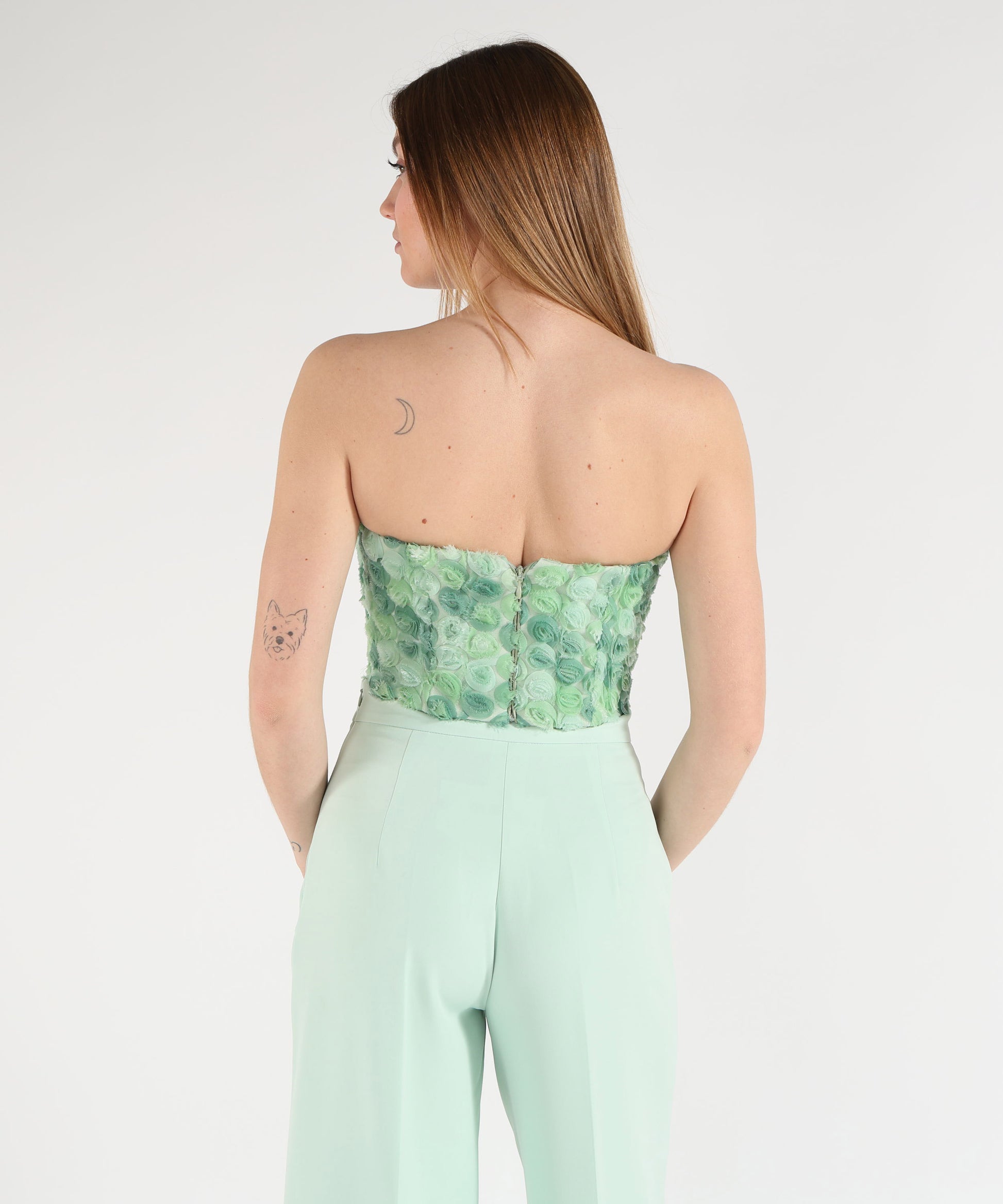 Tops SILENCE LIMITED flor top Verde | SILENCE LIMITED