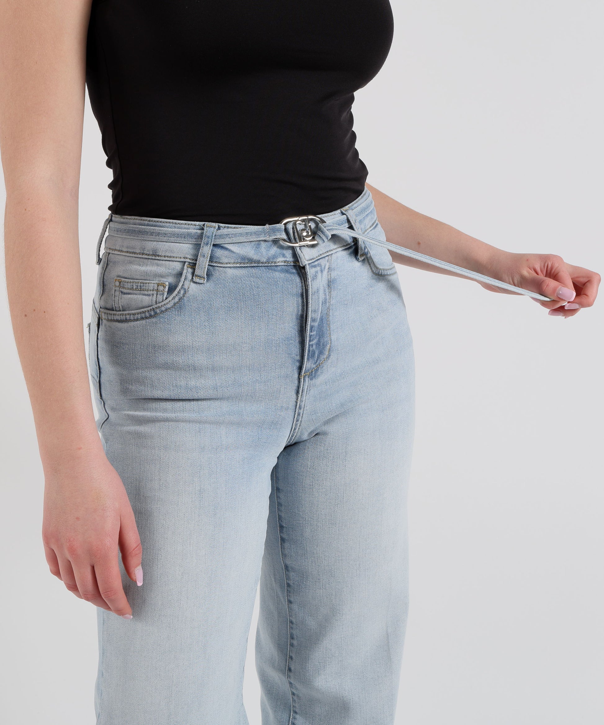 Jeans LIUJO denim Jeans flare a vita alta Denim | LIUJO denim