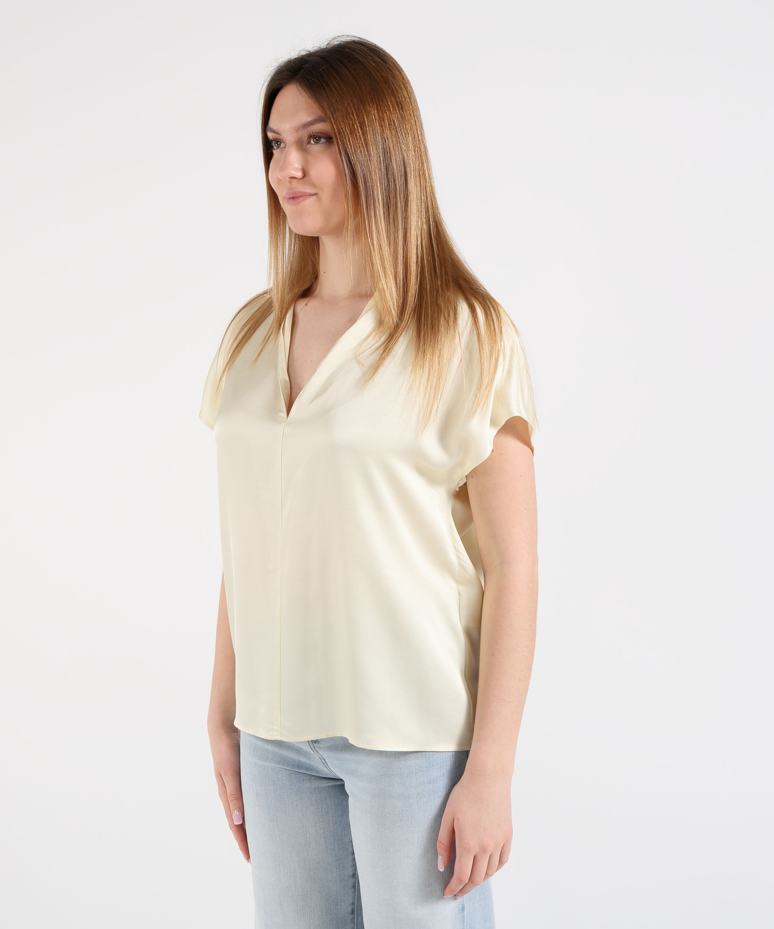 Bluse LIUJO BLACK Blusa in raso Giallo | LIUJO BLACK