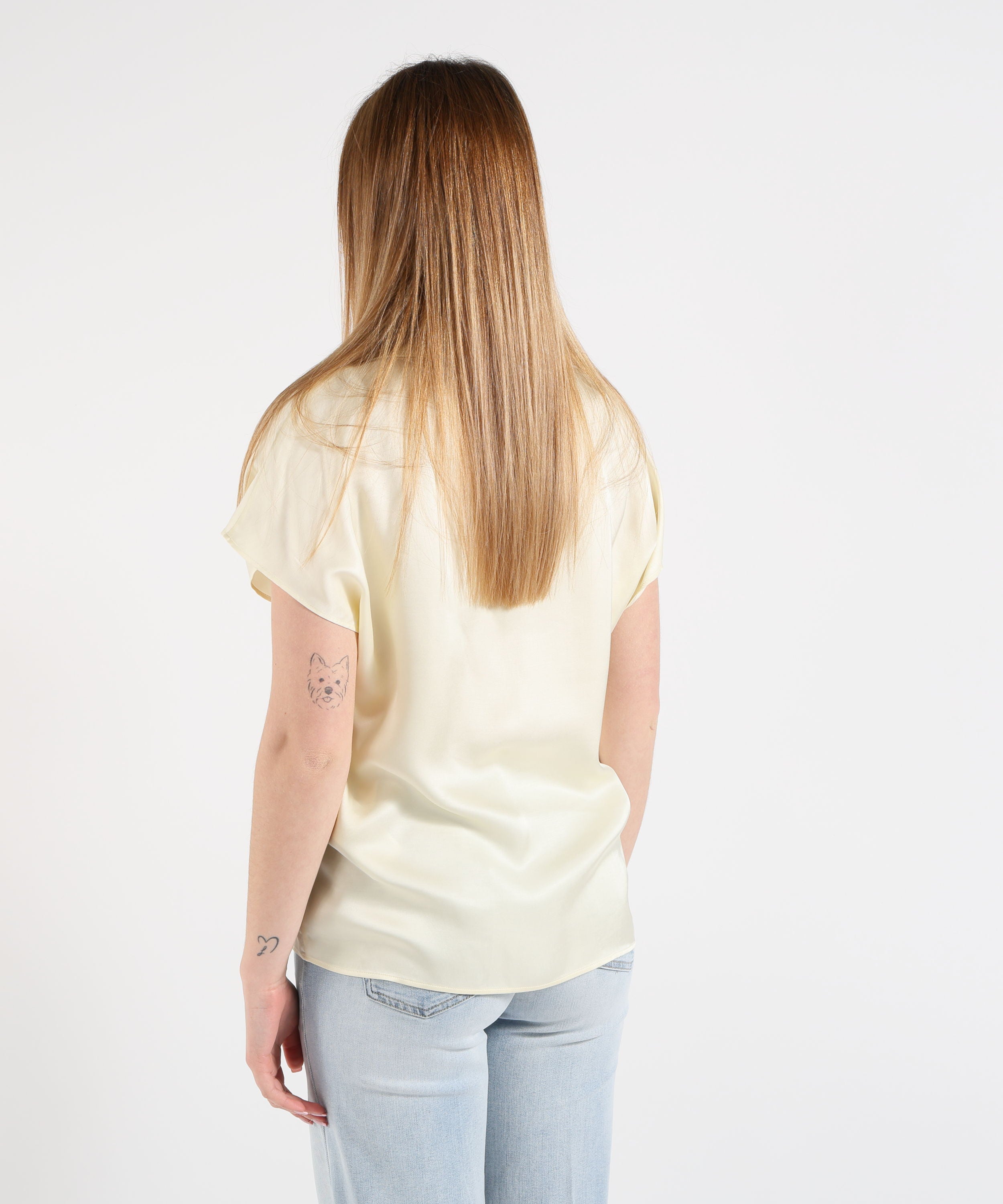 Bluse LIUJO BLACK Blusa in raso Giallo | LIUJO BLACK