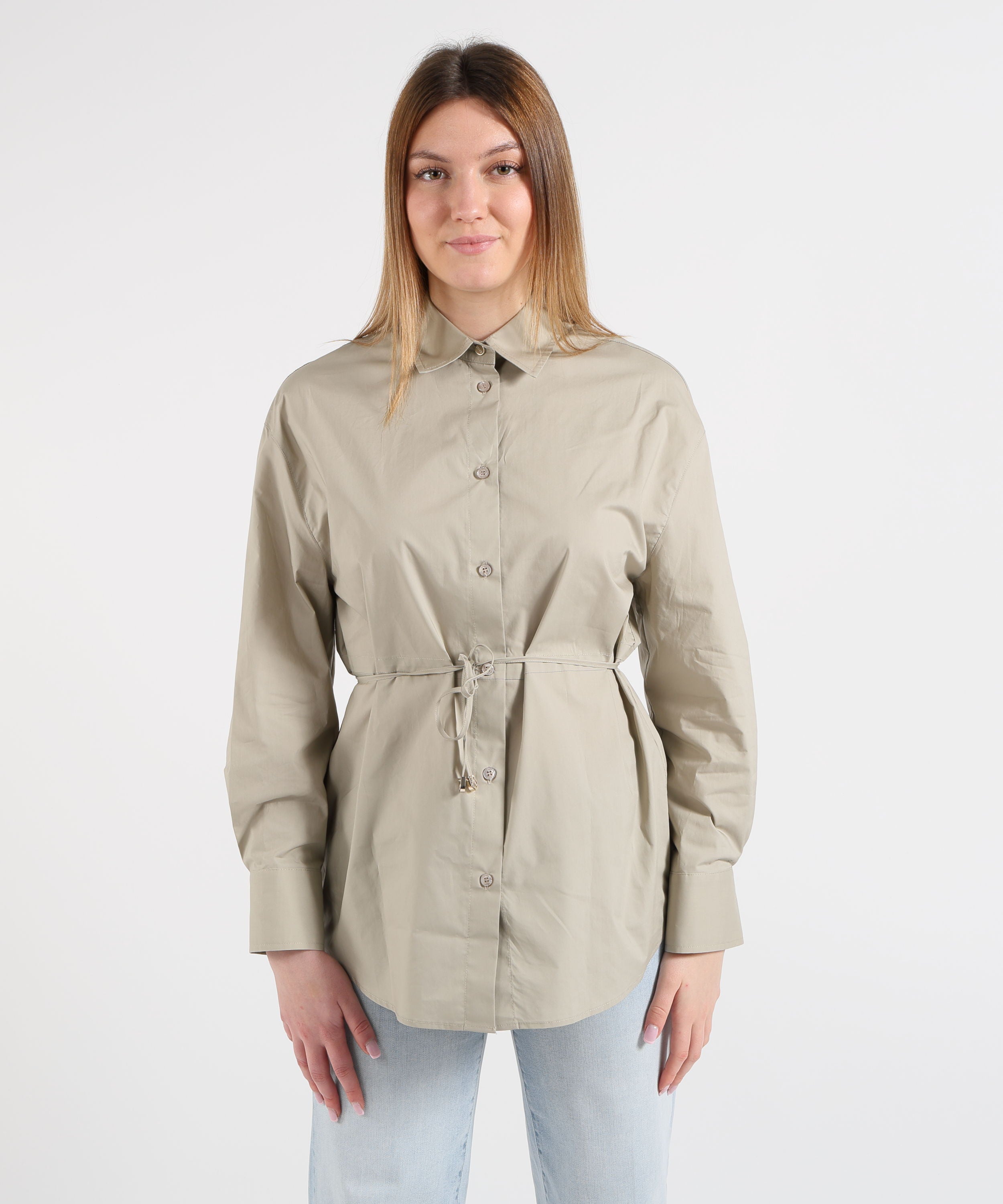 Camicie LIUJO WHITE Camicia in popeline Grigio | LIUJO WHITE
